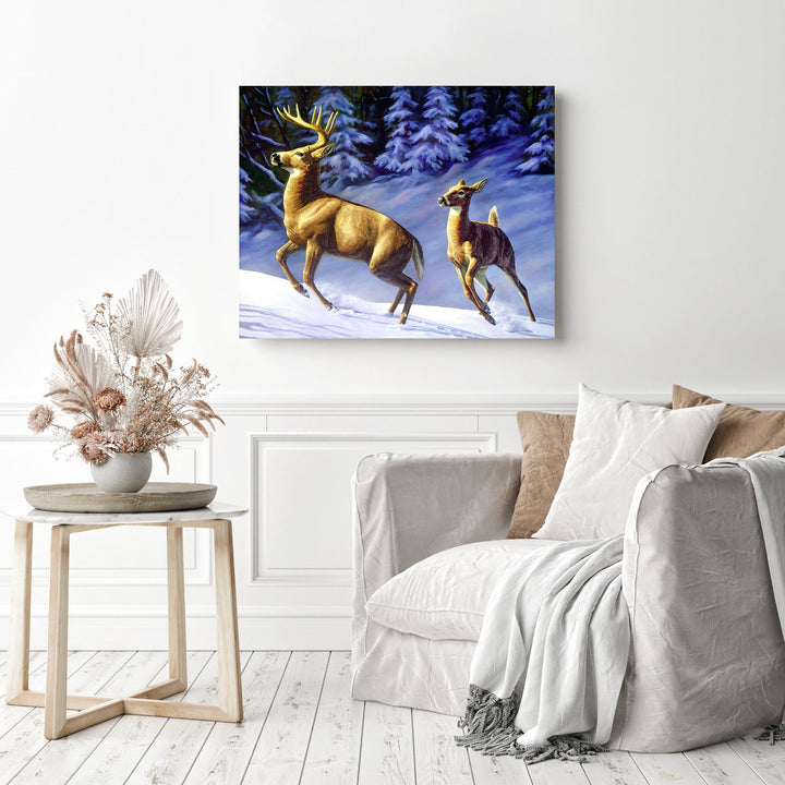 Running Deer | Diamond Painting