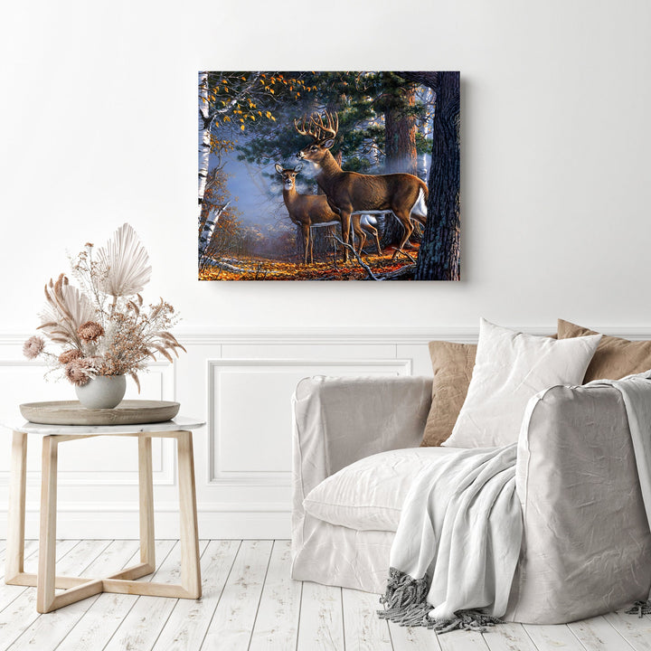 Deer in Autumn Forest | Diamond Painting