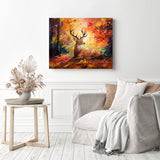 Serenity in the Woods | Diamond Painting Displayed as Home Decor