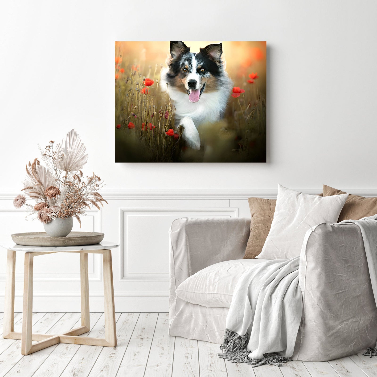 Dog | Diamond Painting Displayed as Home Decor