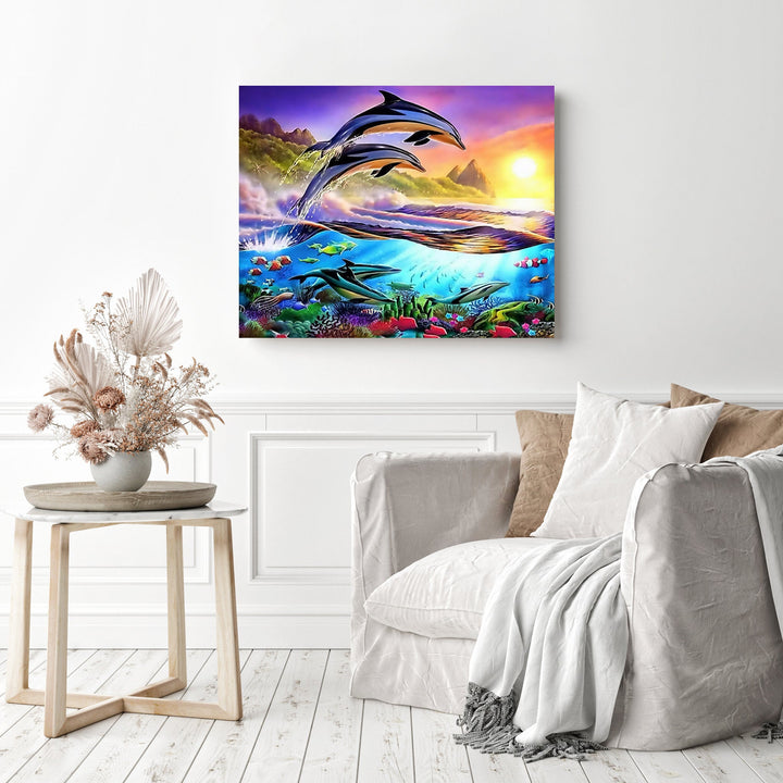 Two Dolphins | Diamond Painting