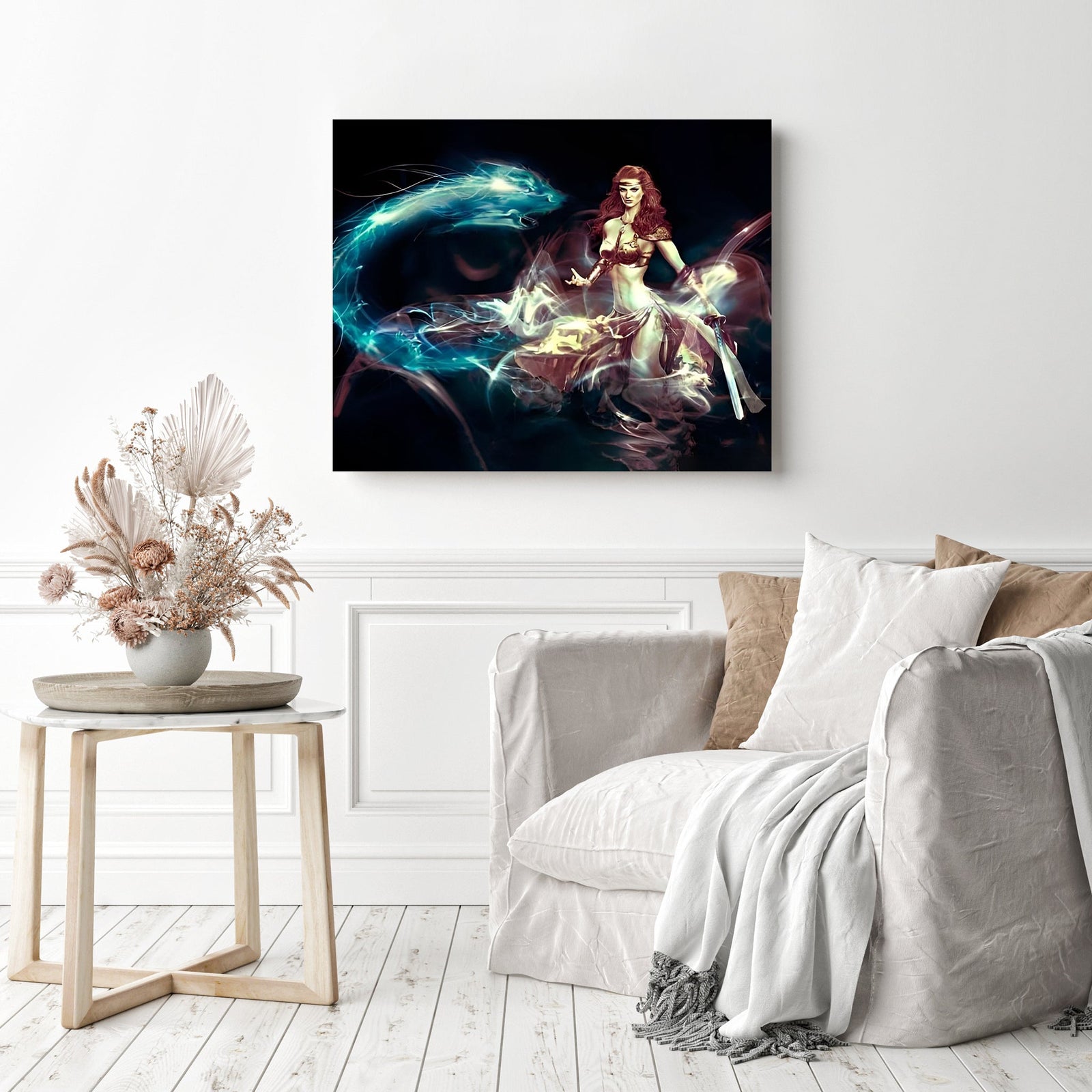 Amazone | Diamond Painting Displayed as Home Decor