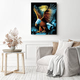 Eagle Animal | Diamond Painting Displayed as Home Decor