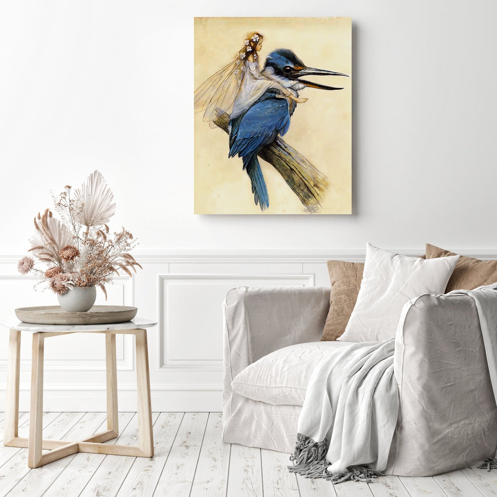 Into the Wild | Diamond Painting Displayed as Home Decor