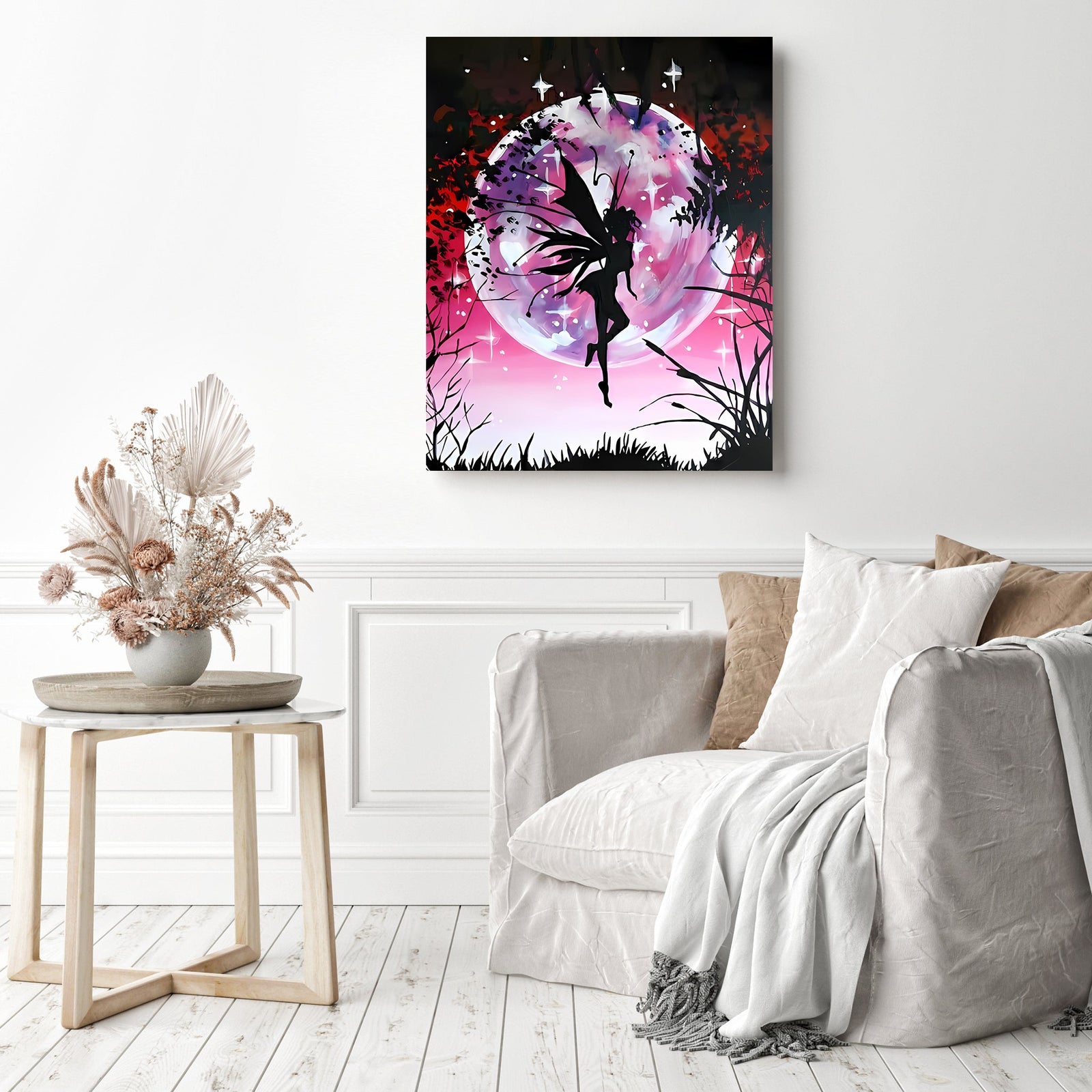 Tinkerbell | Diamond Painting Displayed as Home Decor