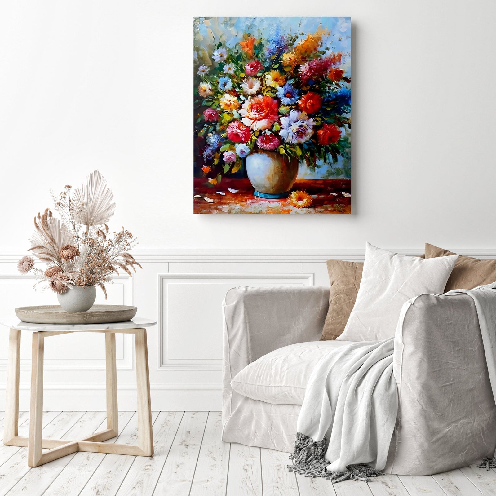 Gorgeous Bouquet | Diamond Painting Displayed as Home Decor