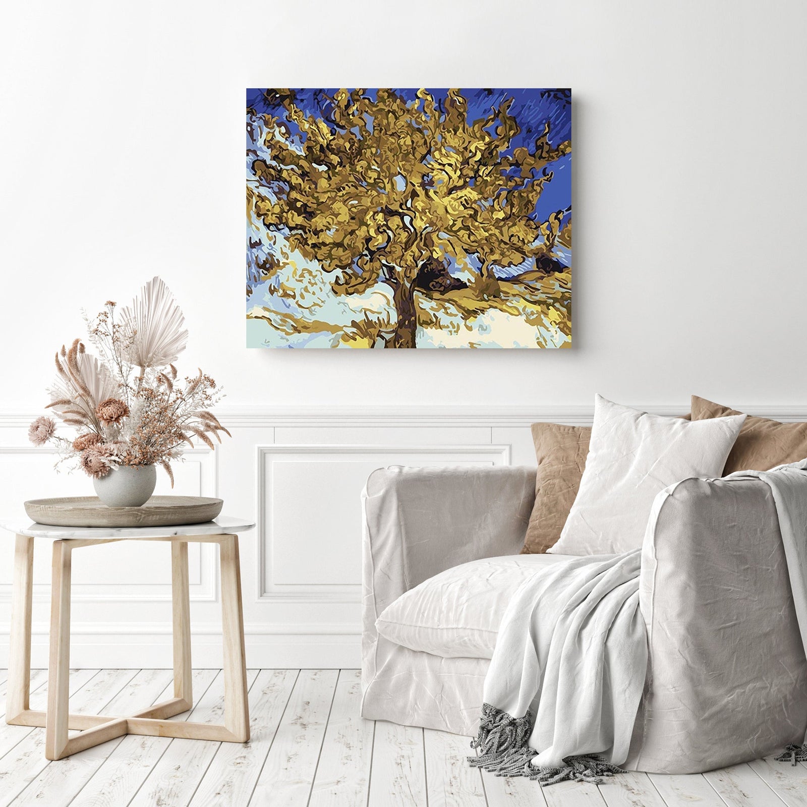 Mulberry Tree | Diamond Painting Displayed as Home Decor