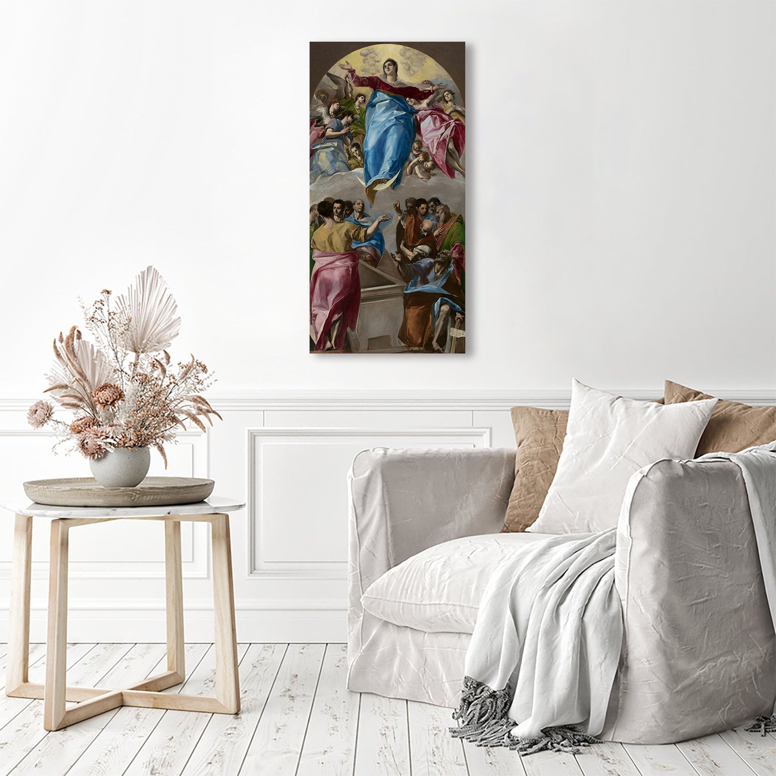 The Assumption of the Virgin | Diamond Painting Displayed as Home Decor