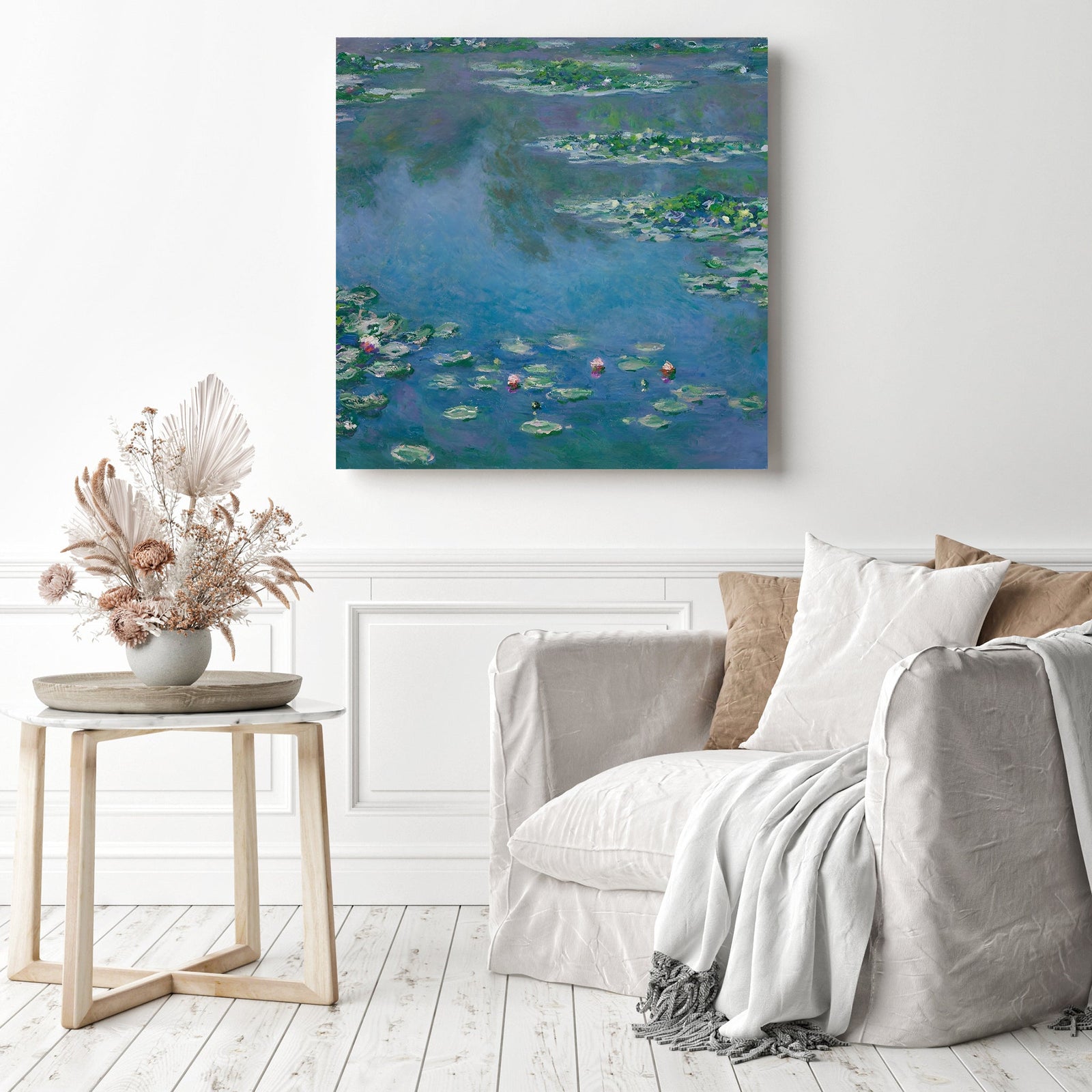 Water Lilies - Vincent van Gogh | Diamond Painting Displayed as Home Decor