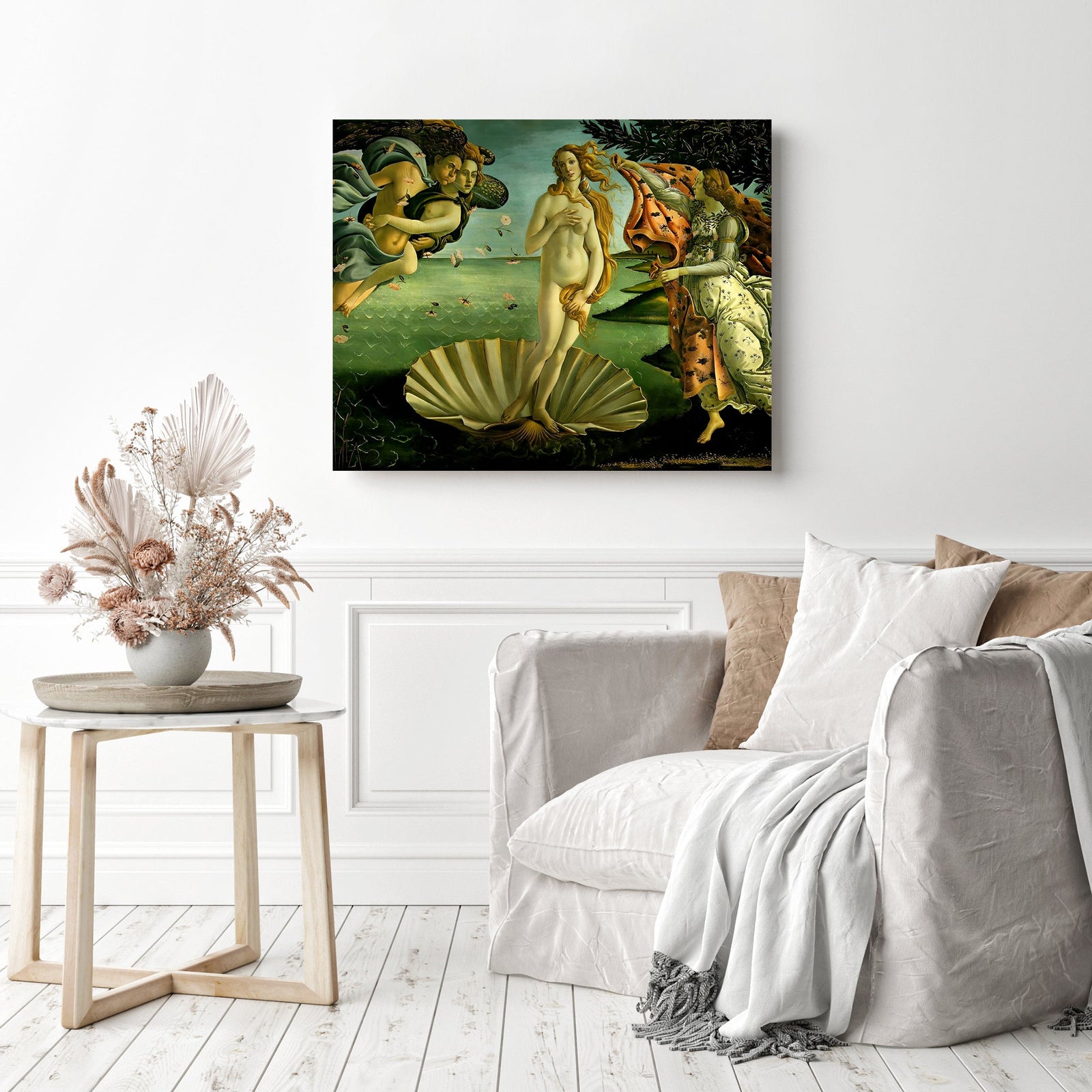 The Birth of Venus | Diamond Painting Displayed as Home Decor