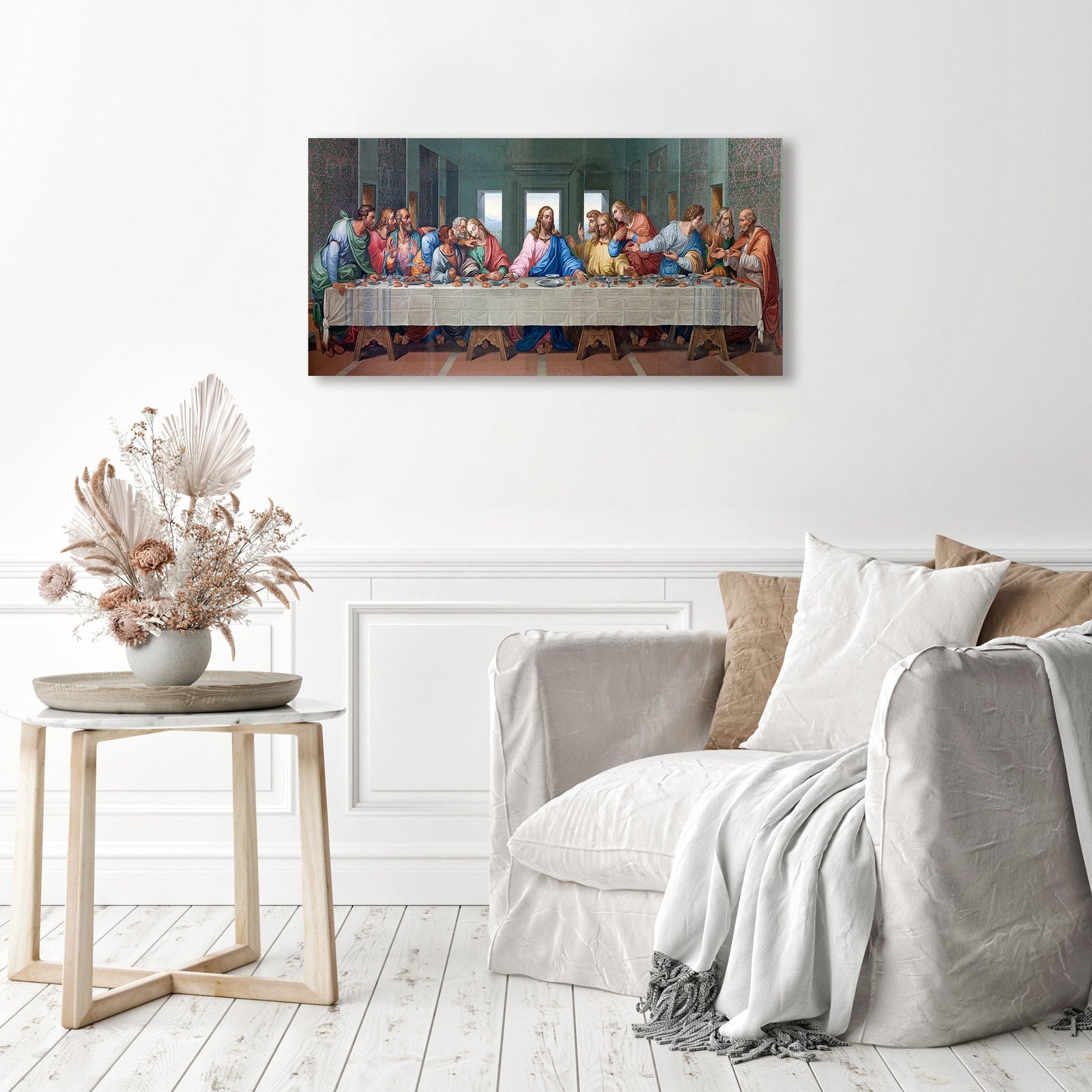 Last Supper - da Vinci | Diamond Painting Displayed as Home Decor