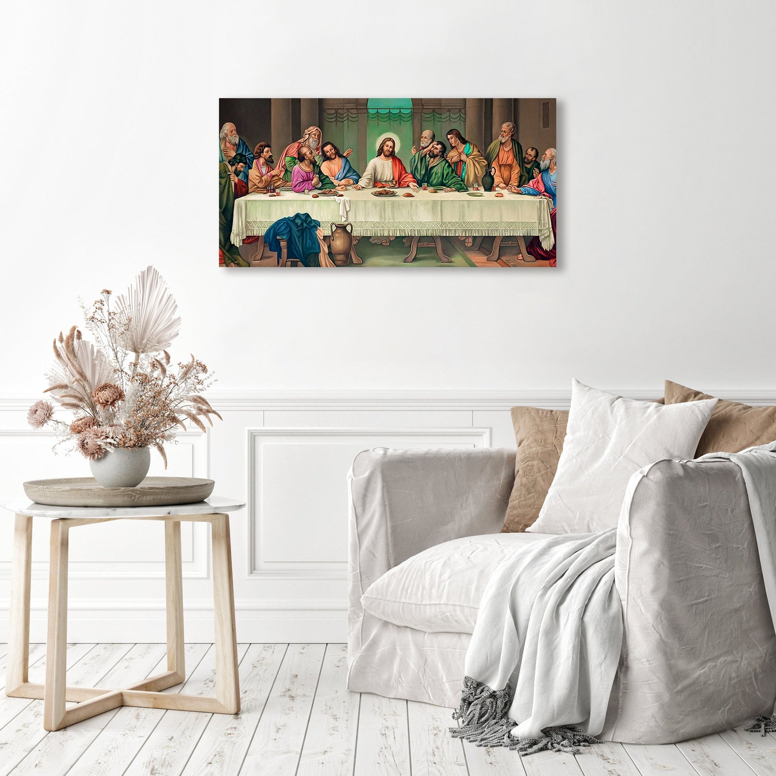 The Last Supper of Our Lord | Diamond Painting Displayed as Home Decor