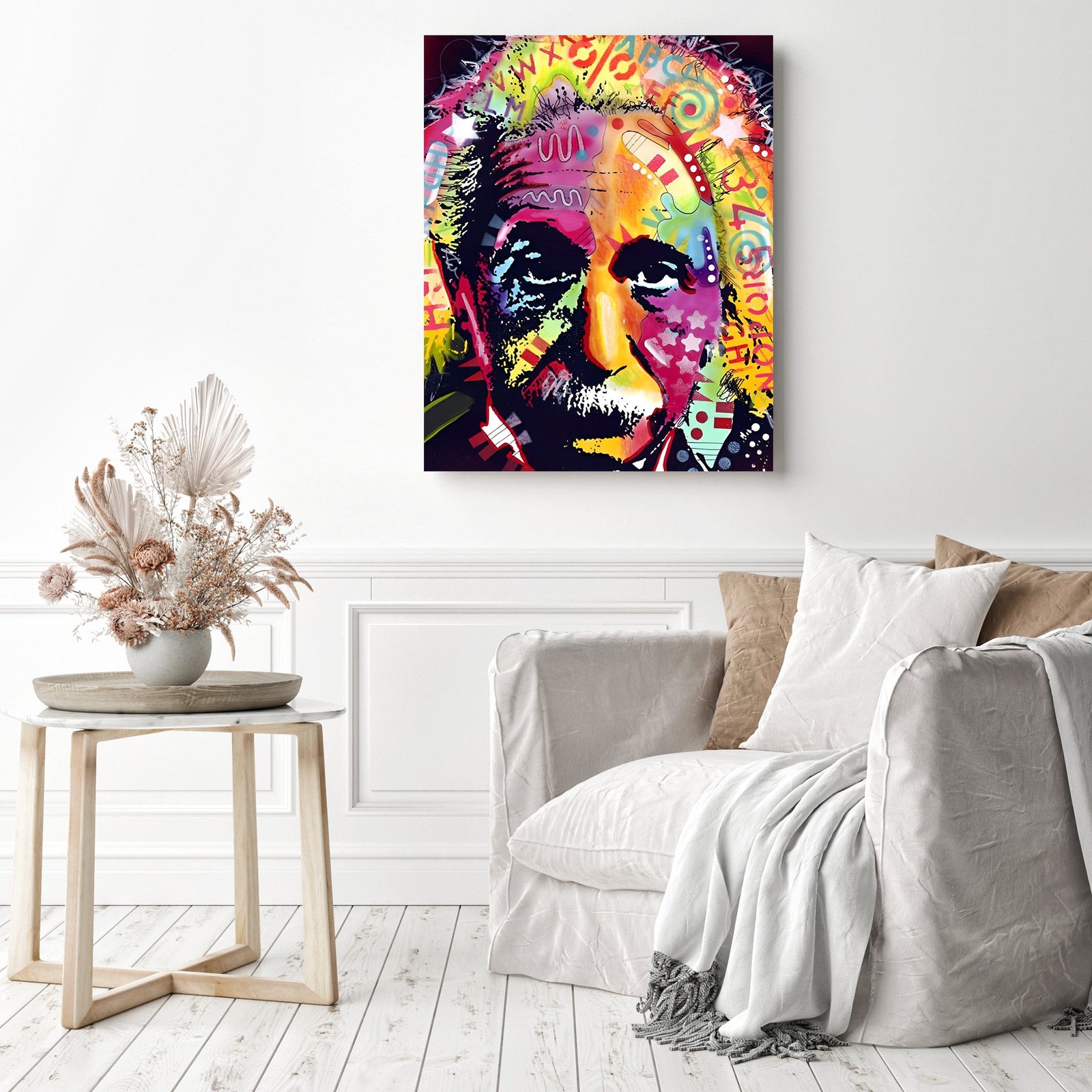 Einstein | Diamond Painting Displayed as Home Decor