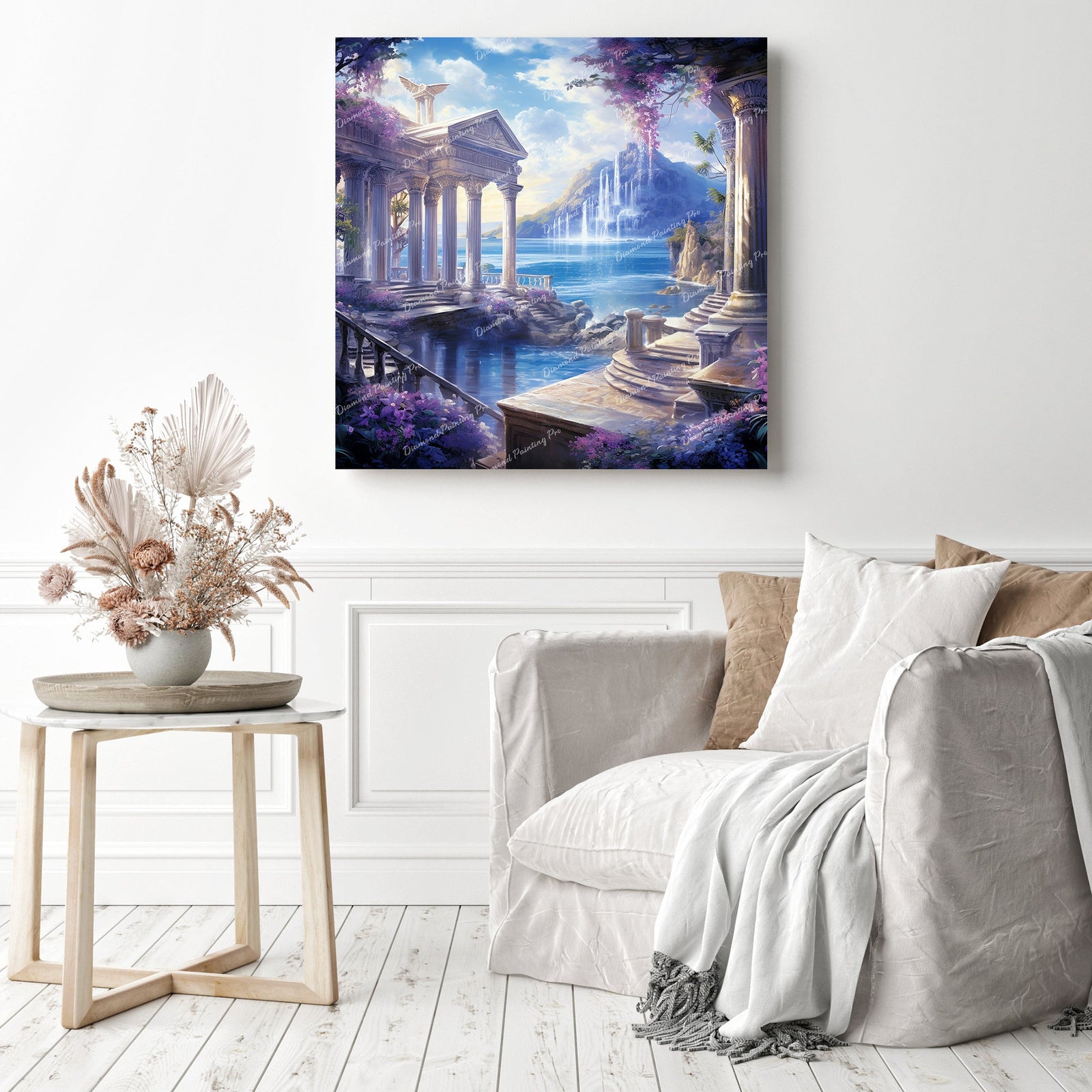 Dreamer's Paradise | Diamond Painting Displayed as Home Decor