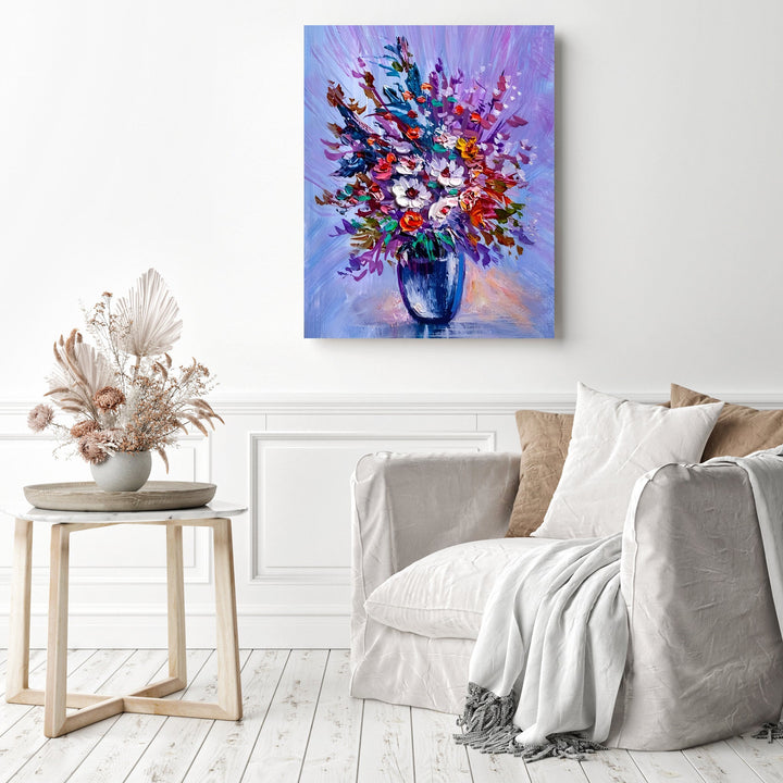 Multicolored Flowers Bouquet | Diamond Painting