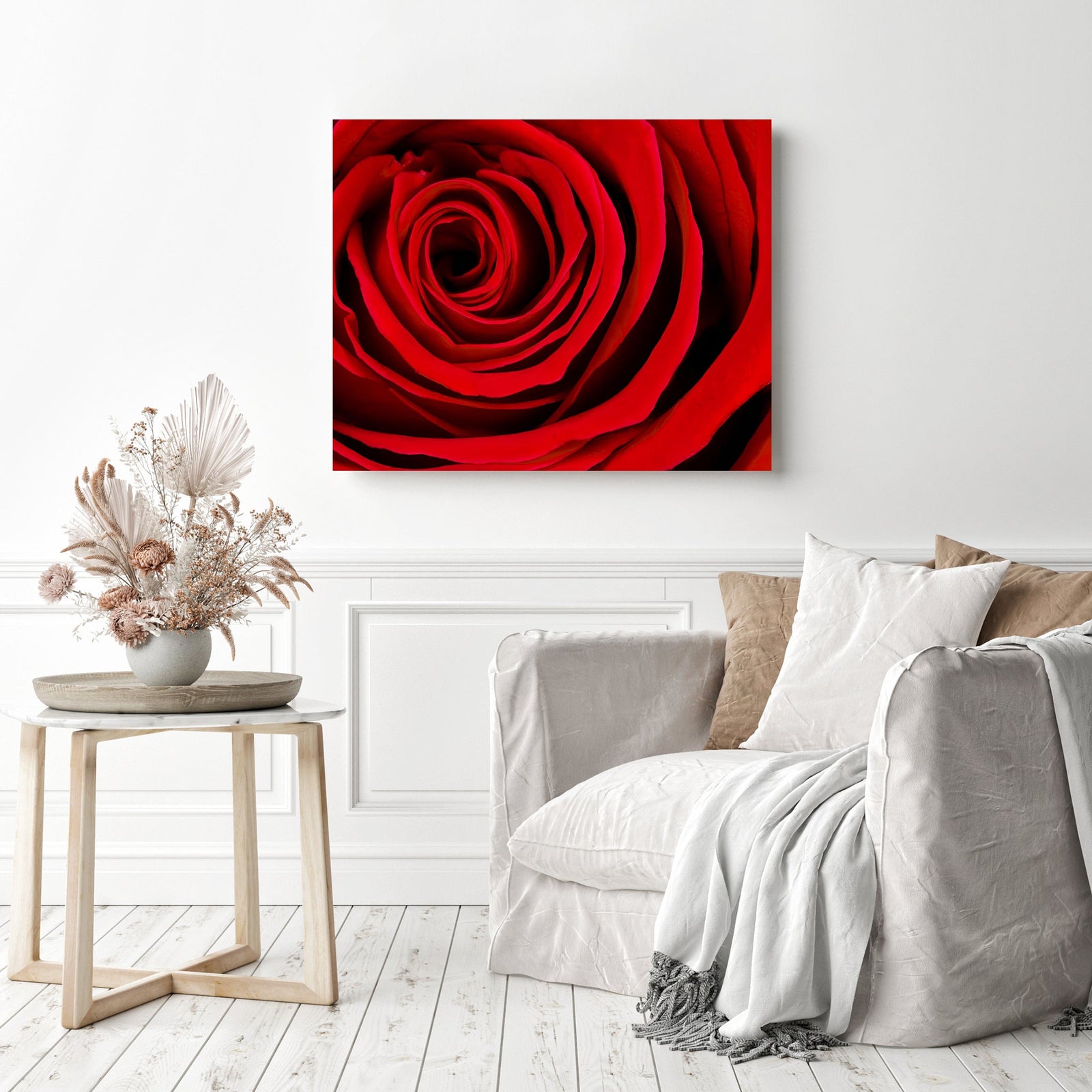 A Rose for Valentine's Day | Diamond Painting Displayed as Home Decor