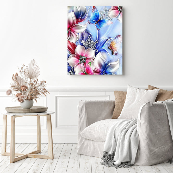 Butterfly Flowers | Diamond Painting