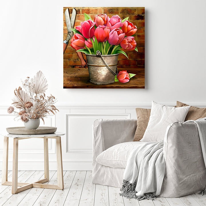 Pink Tulips | Diamond Painting