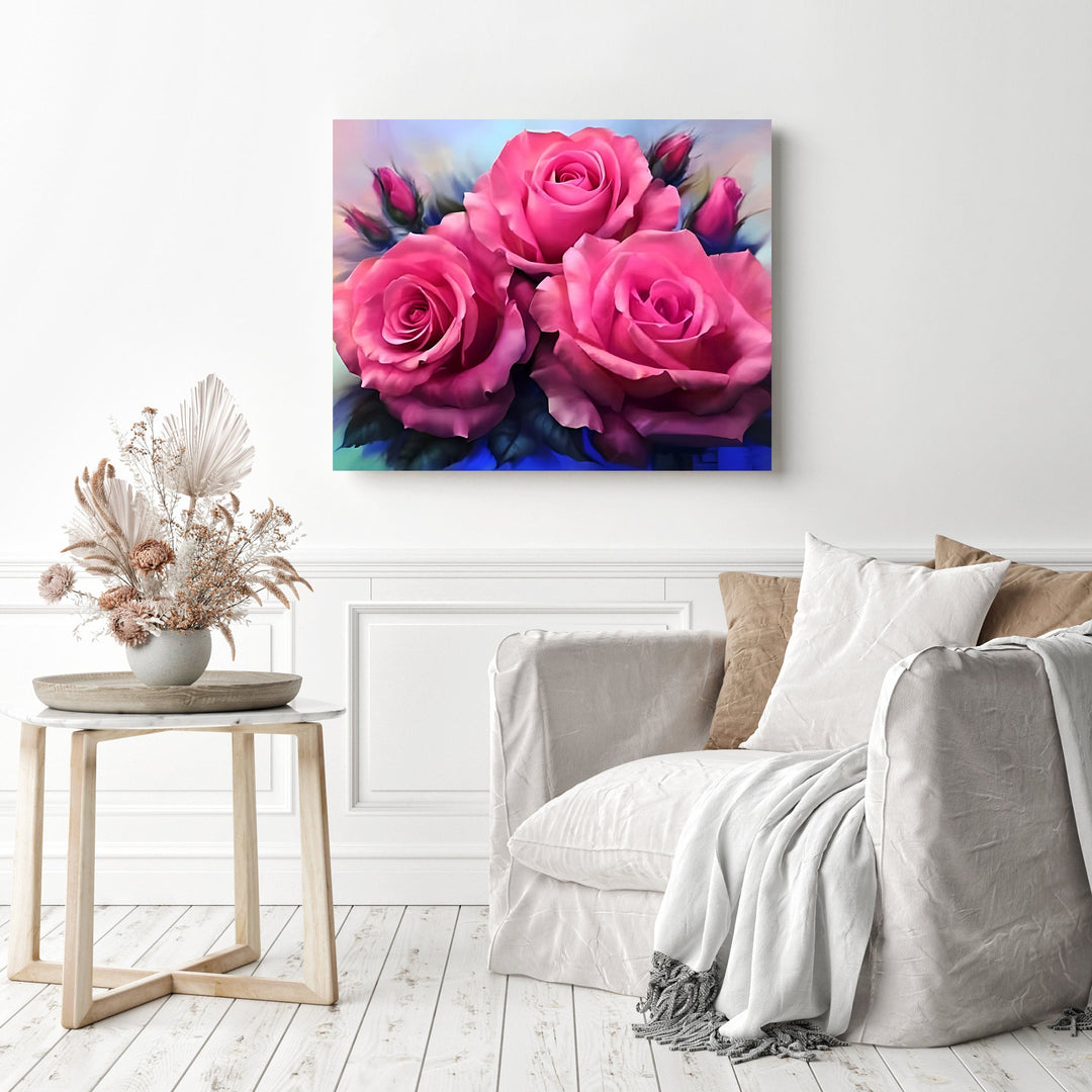 Pink Rose | Diamond Painting