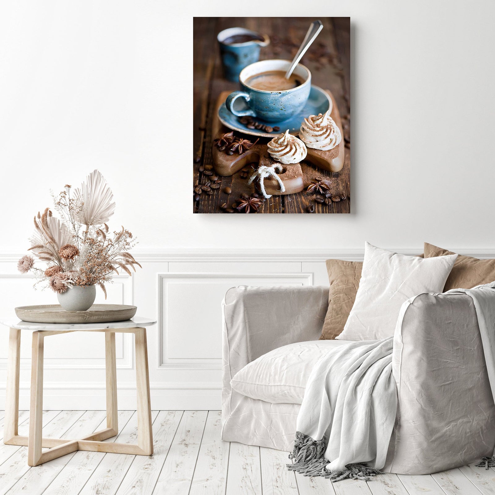 Coffee | Diamond Painting Displayed as Home Decor