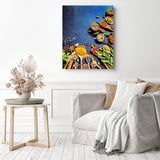 Spices Spoons | Diamond Painting Displayed as Home Decor