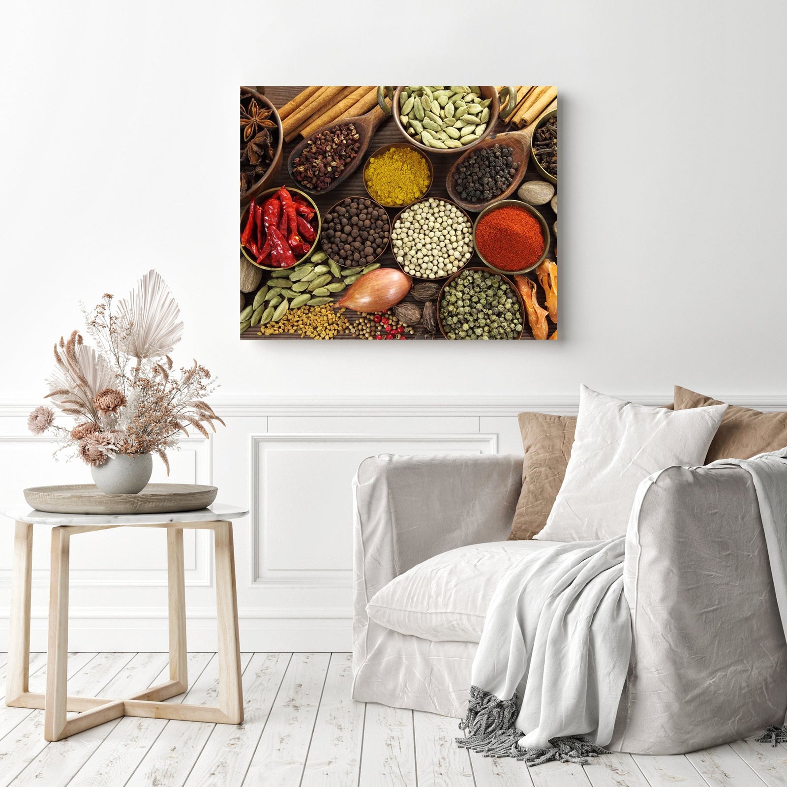 Spices & Herbs | Diamond Painting Displayed as Home Decor