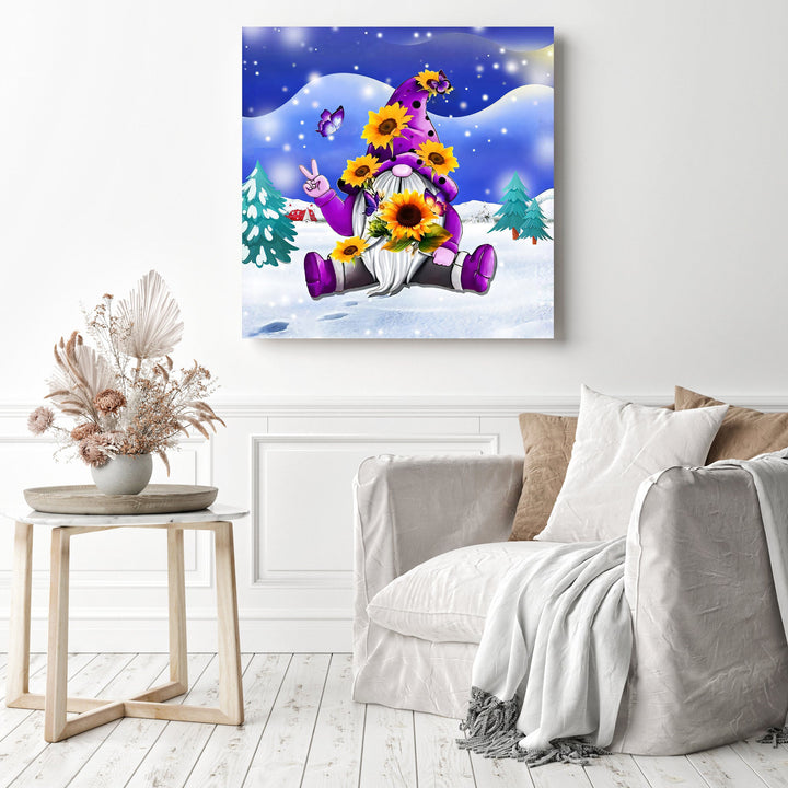 Snowy Gnome | Diamond Painting