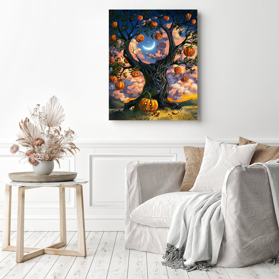 Pumpkin Tree | Diamond Painting