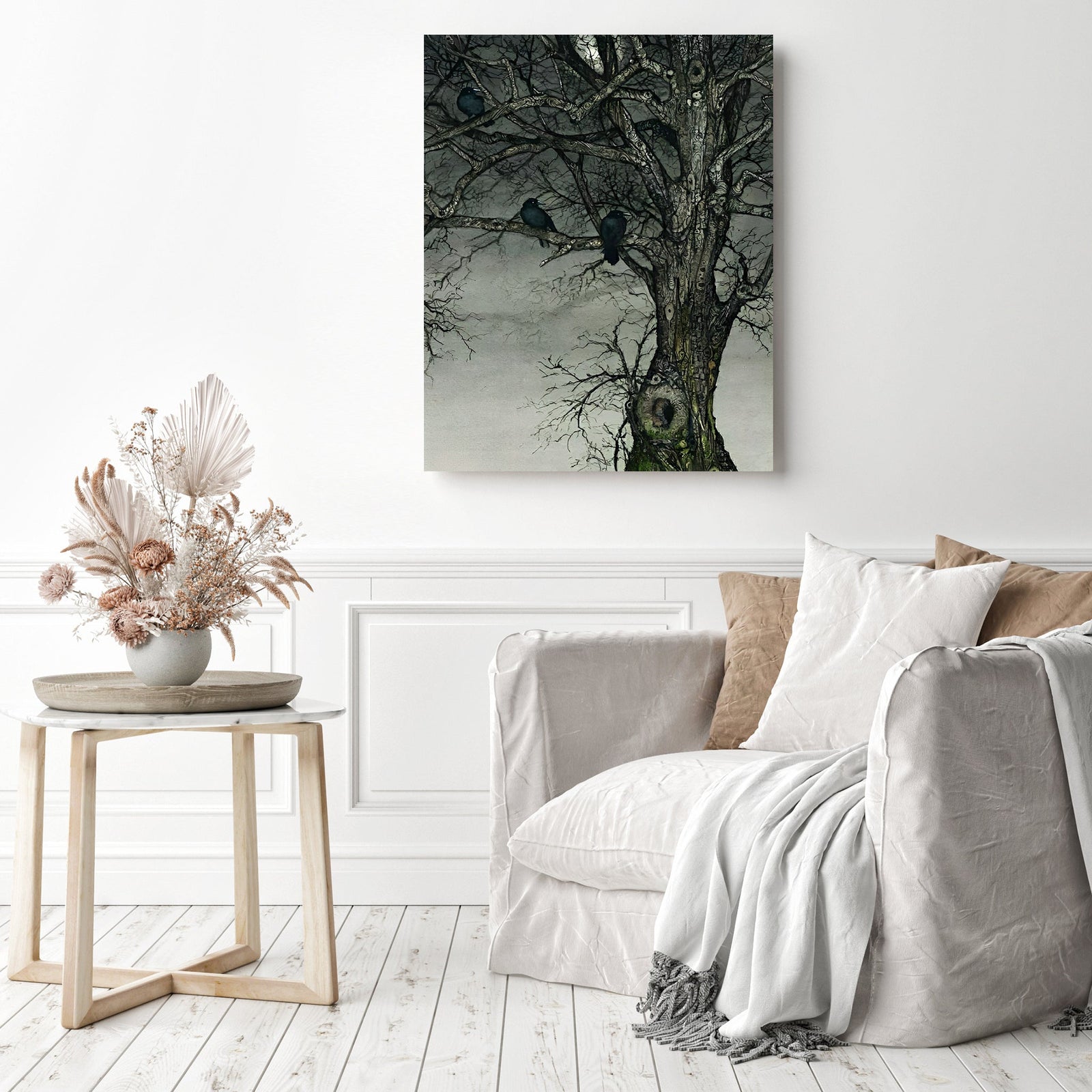 The Roosting Place | Diamond Painting Displayed as Home Decor