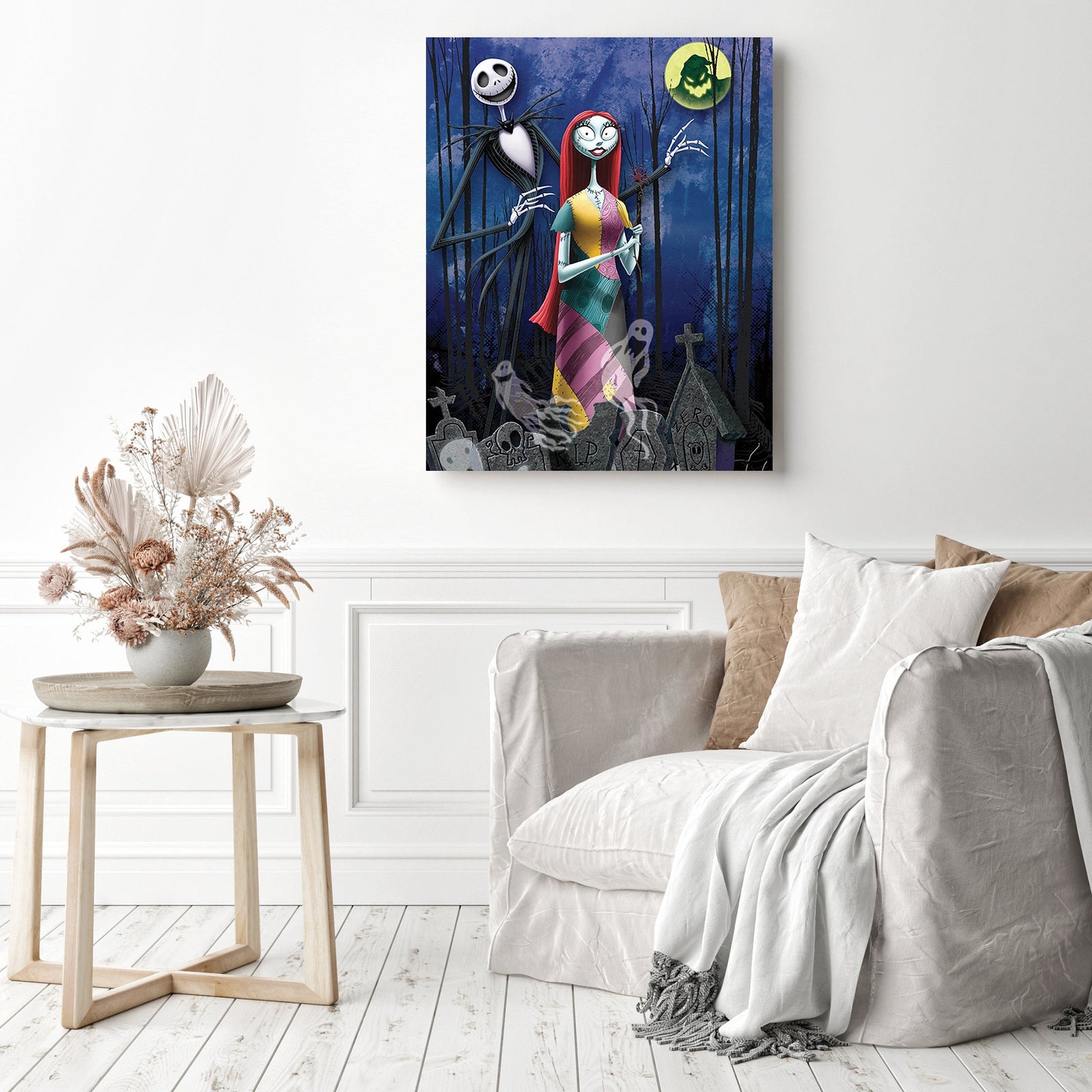 Halloween Date | Diamond Painting Displayed as Home Decor