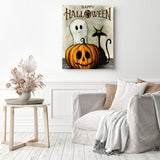 Happy Halloween | Diamond Painting Displayed as Home Decor