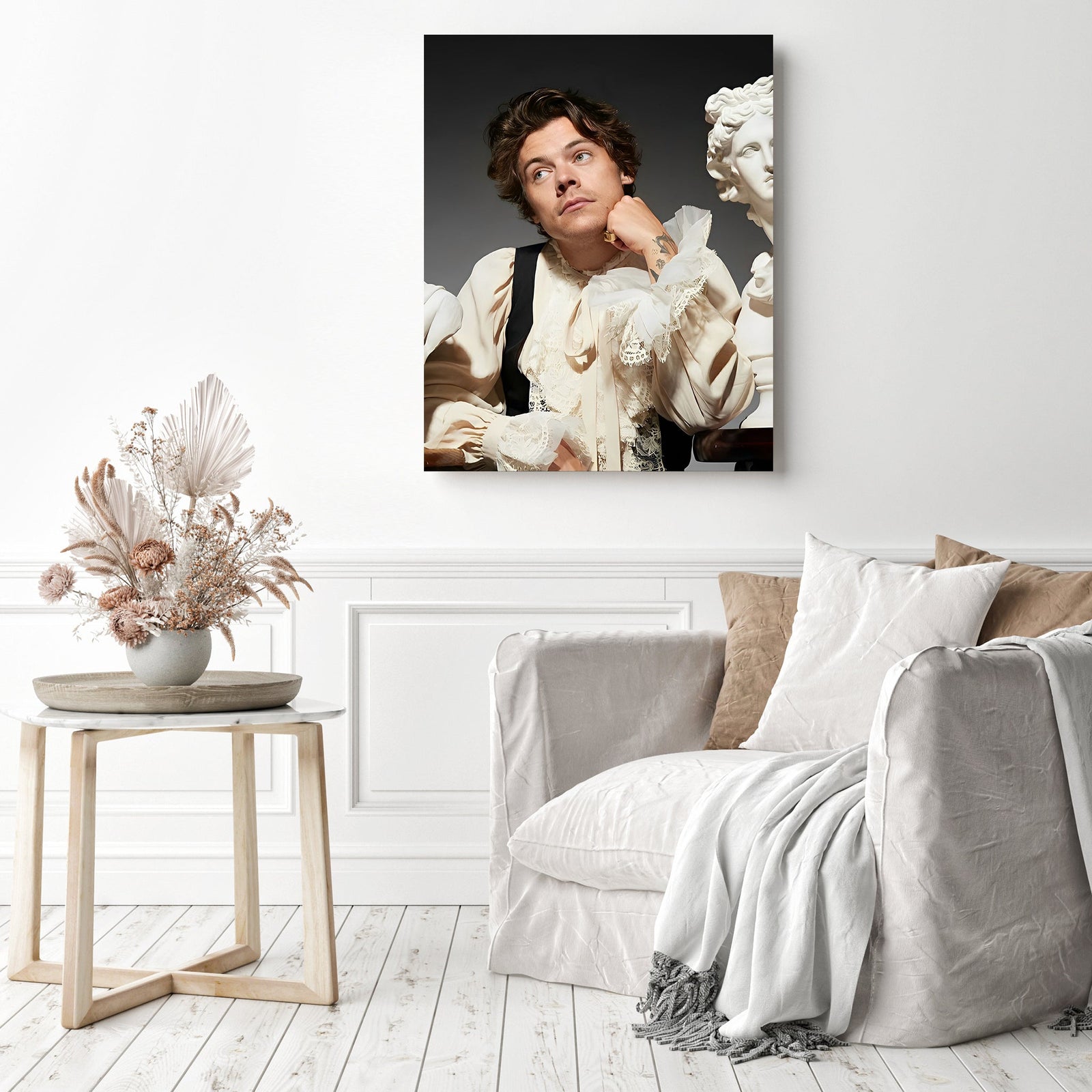 Harry Styles - The Star | Diamond Painting Displayed as Home Decor