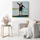 Harry Styles Outdoor | Diamond Painting Displayed as Home Decor