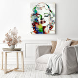 Marilyn Monroe | Diamond Painting Displayed as Home Decor