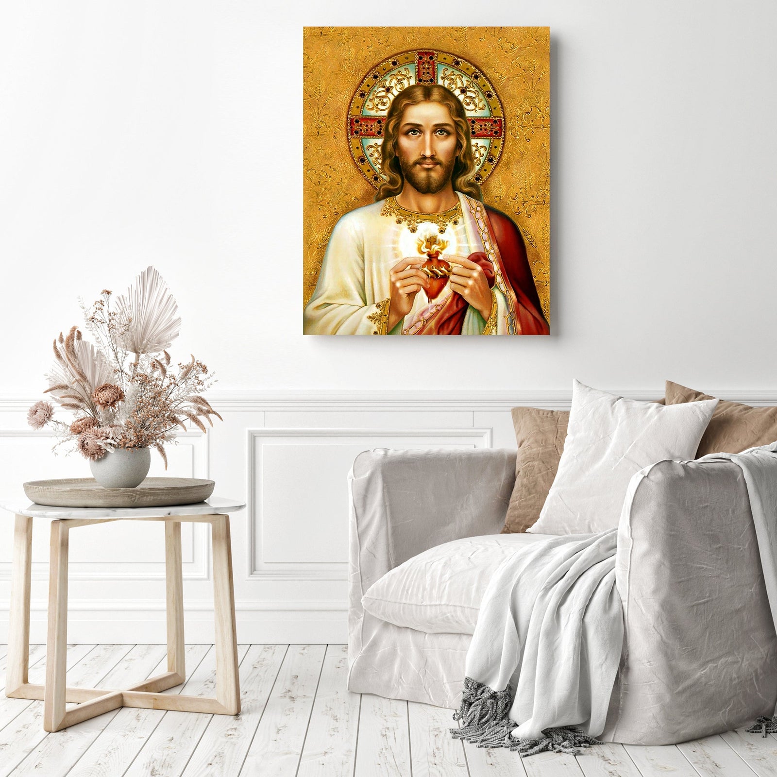 Religion | Diamond Painting Displayed as Home Decor