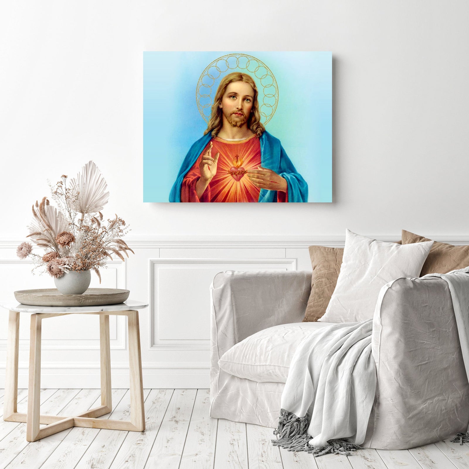 Jesus | Diamond Painting Displayed as Home Decor