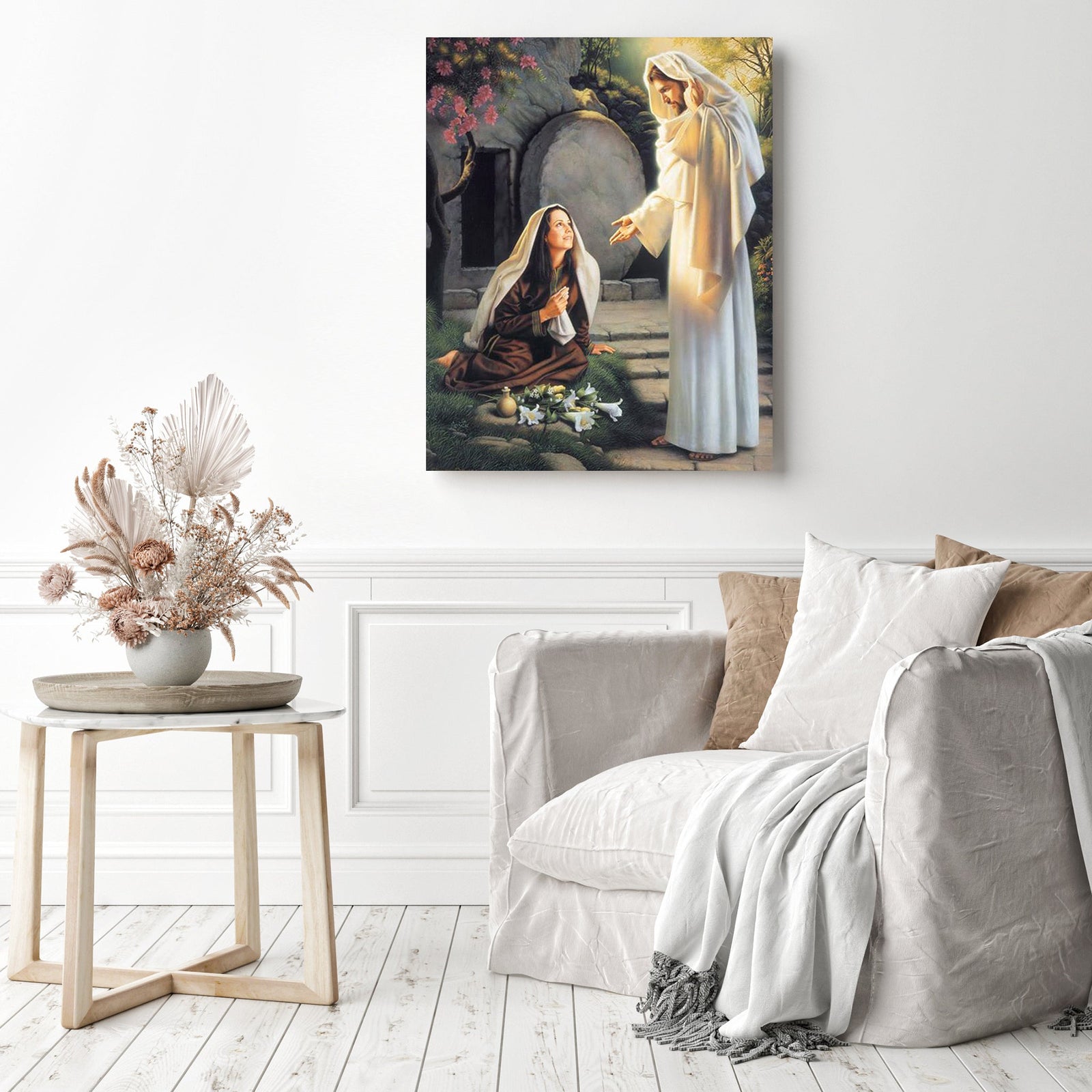 Mary Magdalene and Jesus Religious | Diamond Painting Displayed as Home Decor