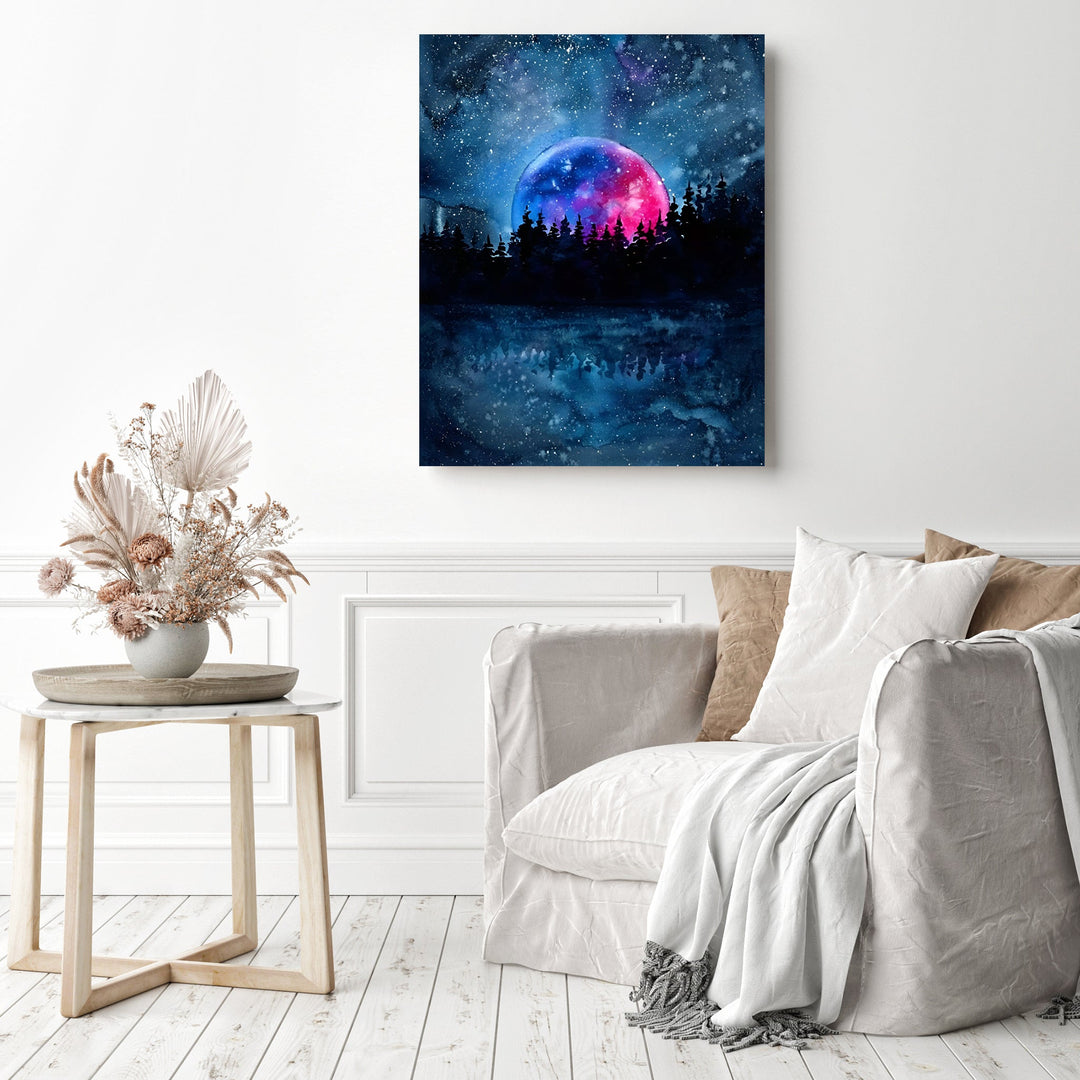 Nebula in the Forest | Diamond Painting