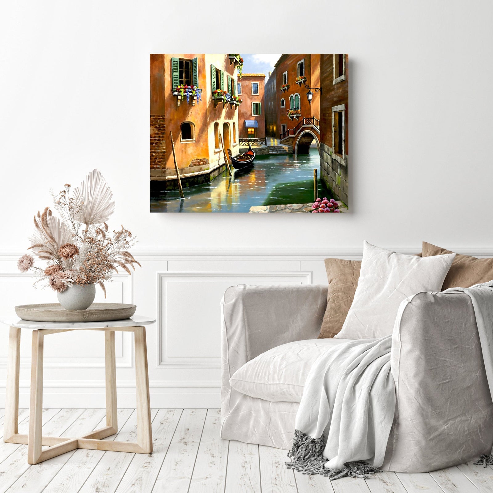 Italy Venice | Diamond Painting Displayed as Home Decor