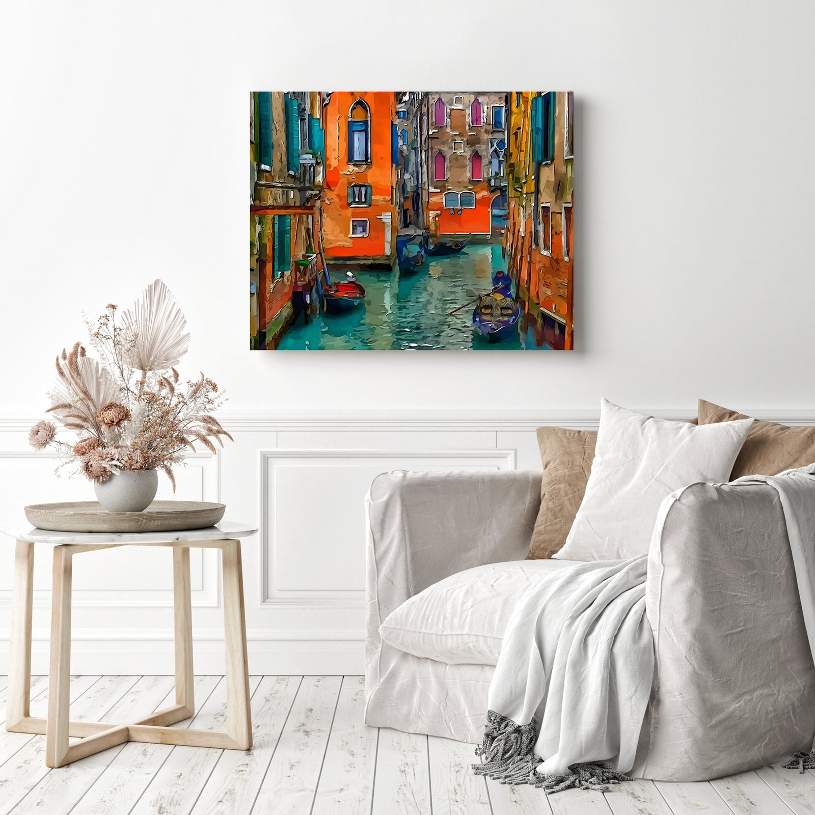 Colors of Venice | Diamond Painting Displayed as Home Decor