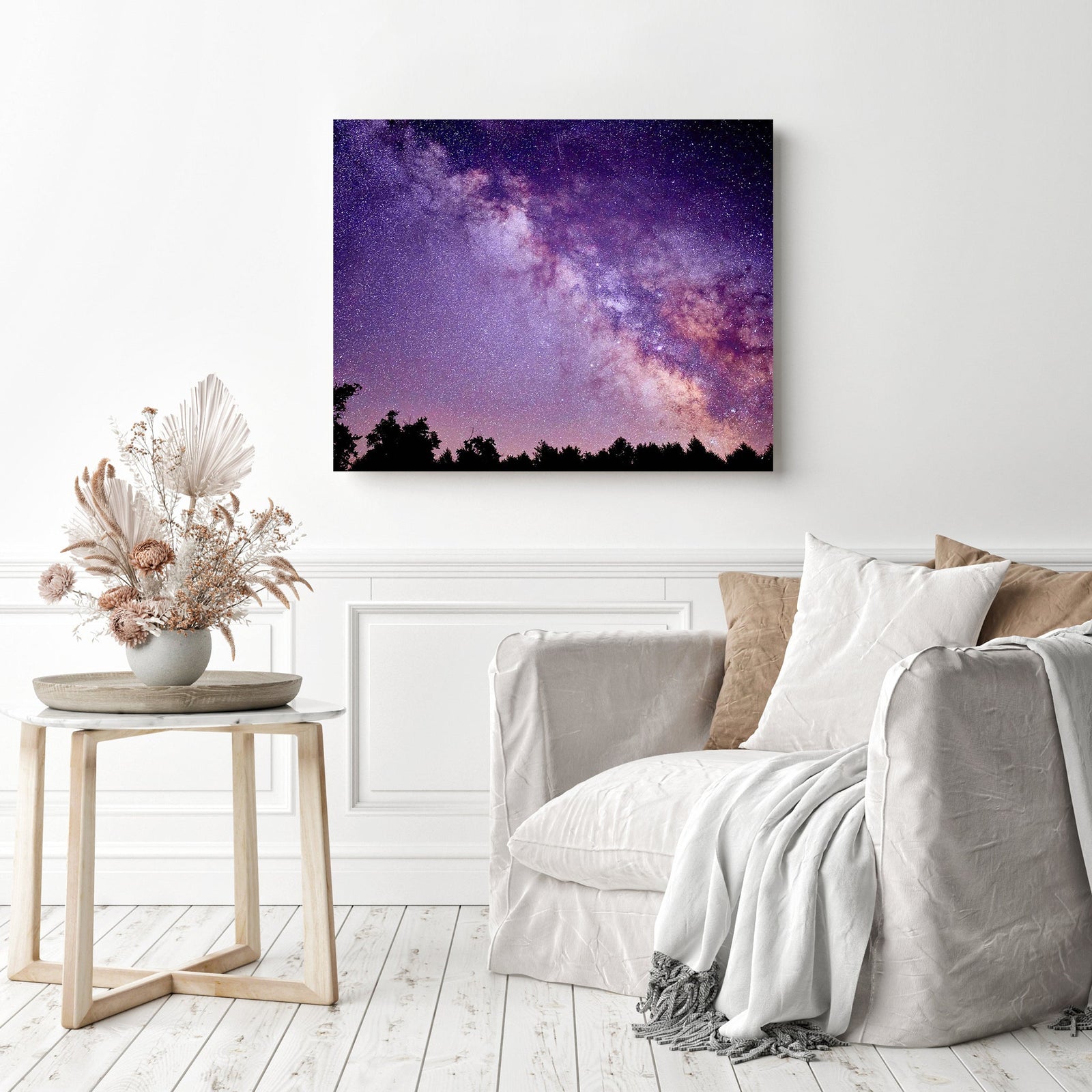 Starry Sky | Diamond Painting Displayed as Home Decor