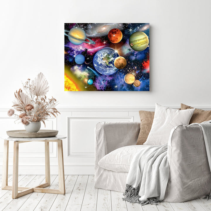 Galaxy Space Planet | Diamond Painting
