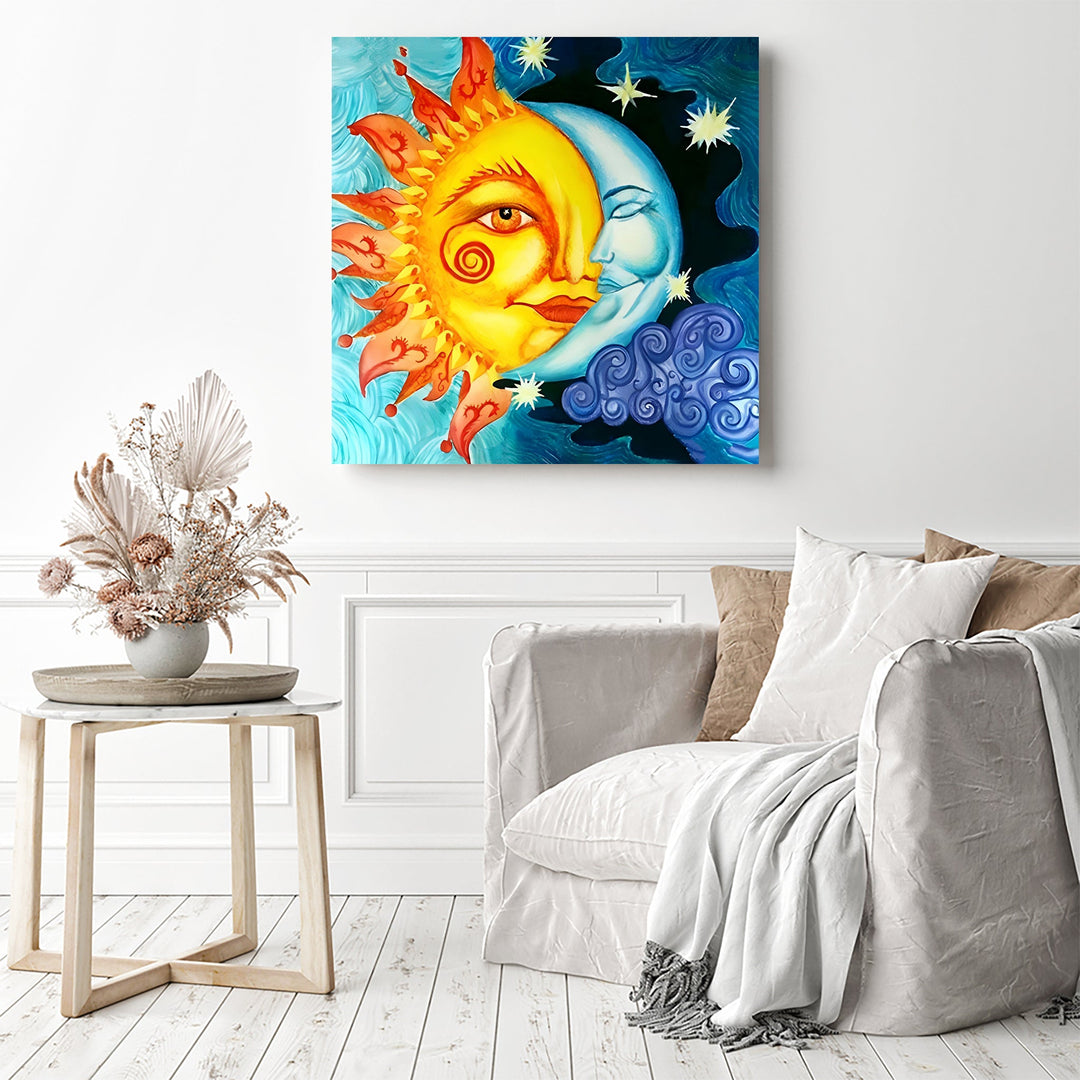 Sun and Moon | Diamond Painting