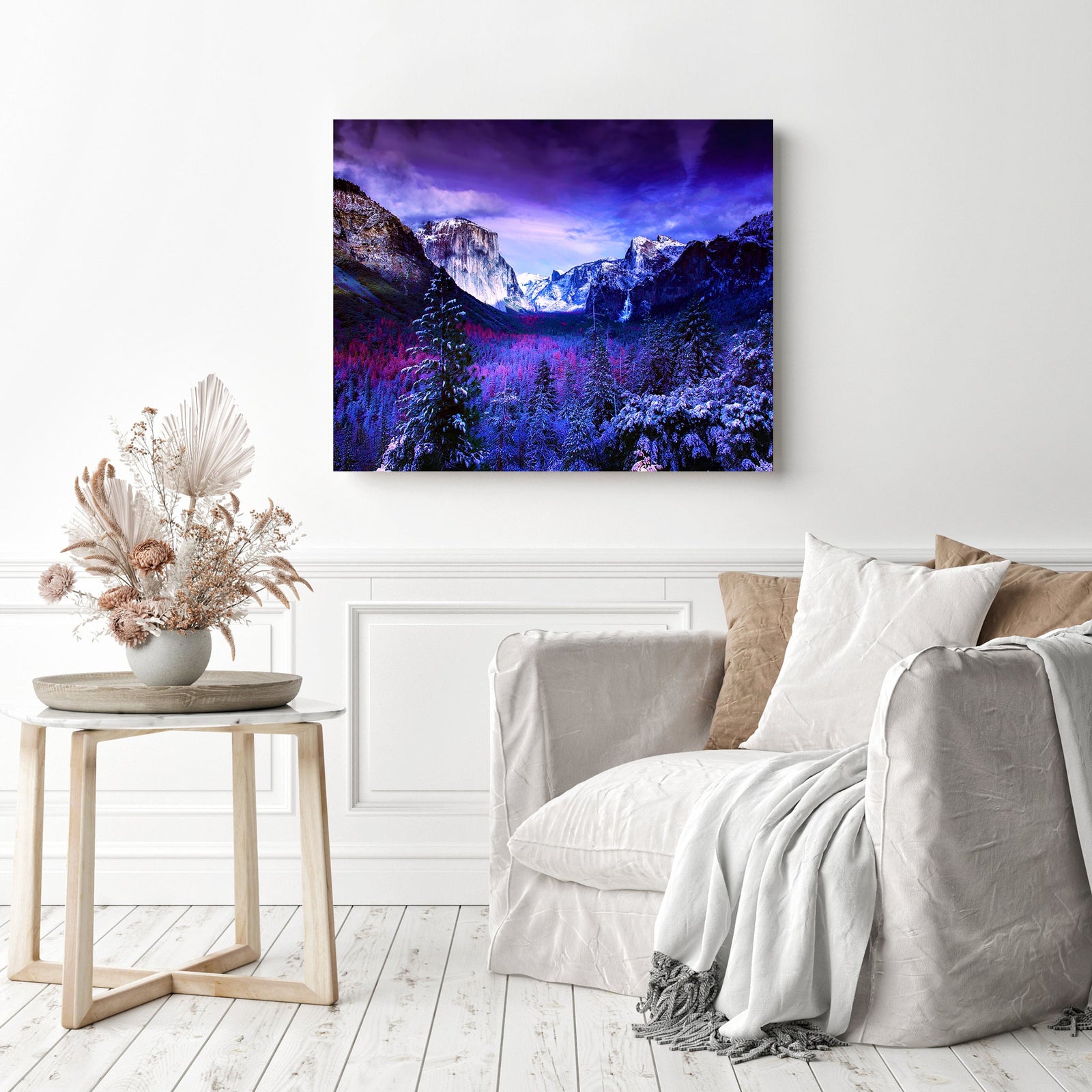 Yosemite National Park | Diamond Painting Displayed as Home Decor