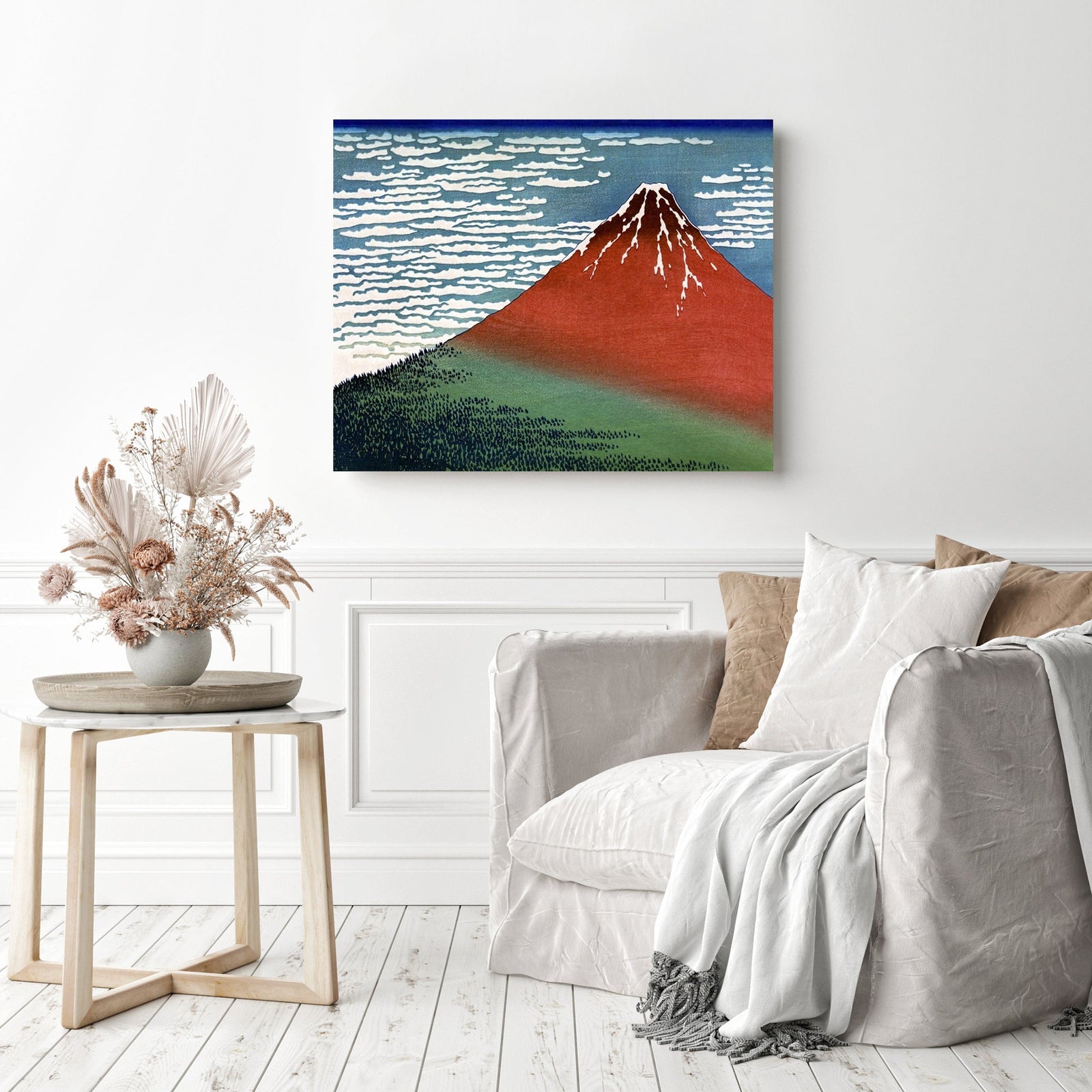 Fine Wind Clear Morning | Diamond Painting Displayed as Home Decor