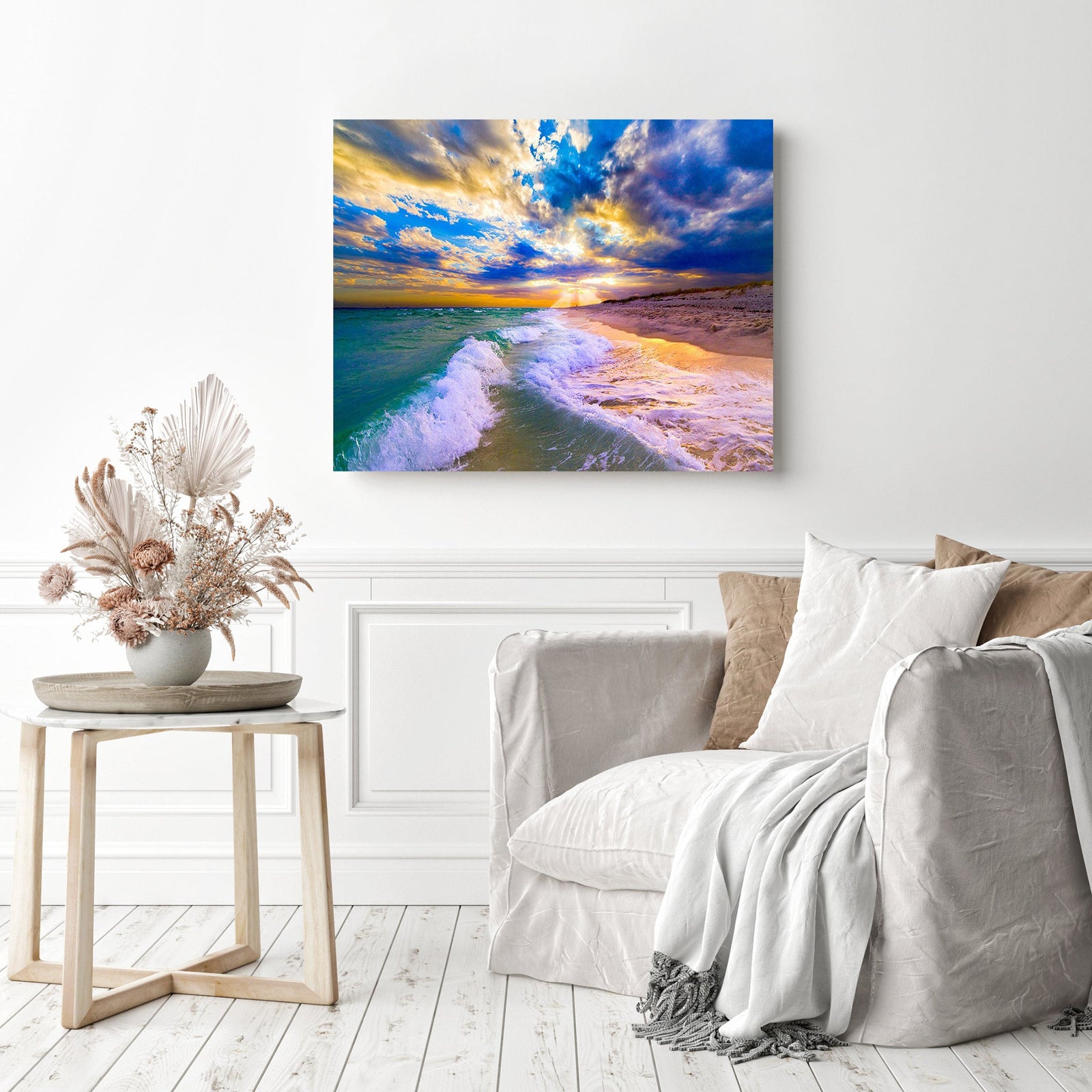 Ocean Escape | Diamond Painting Displayed as Home Decor