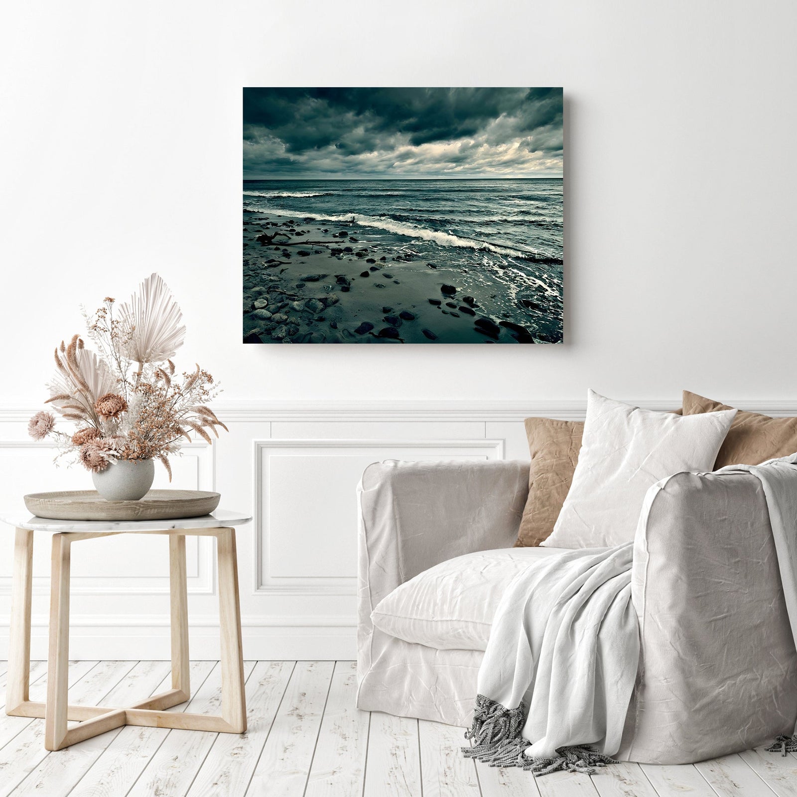 Ocean Mist | Diamond Painting Displayed as Home Decor