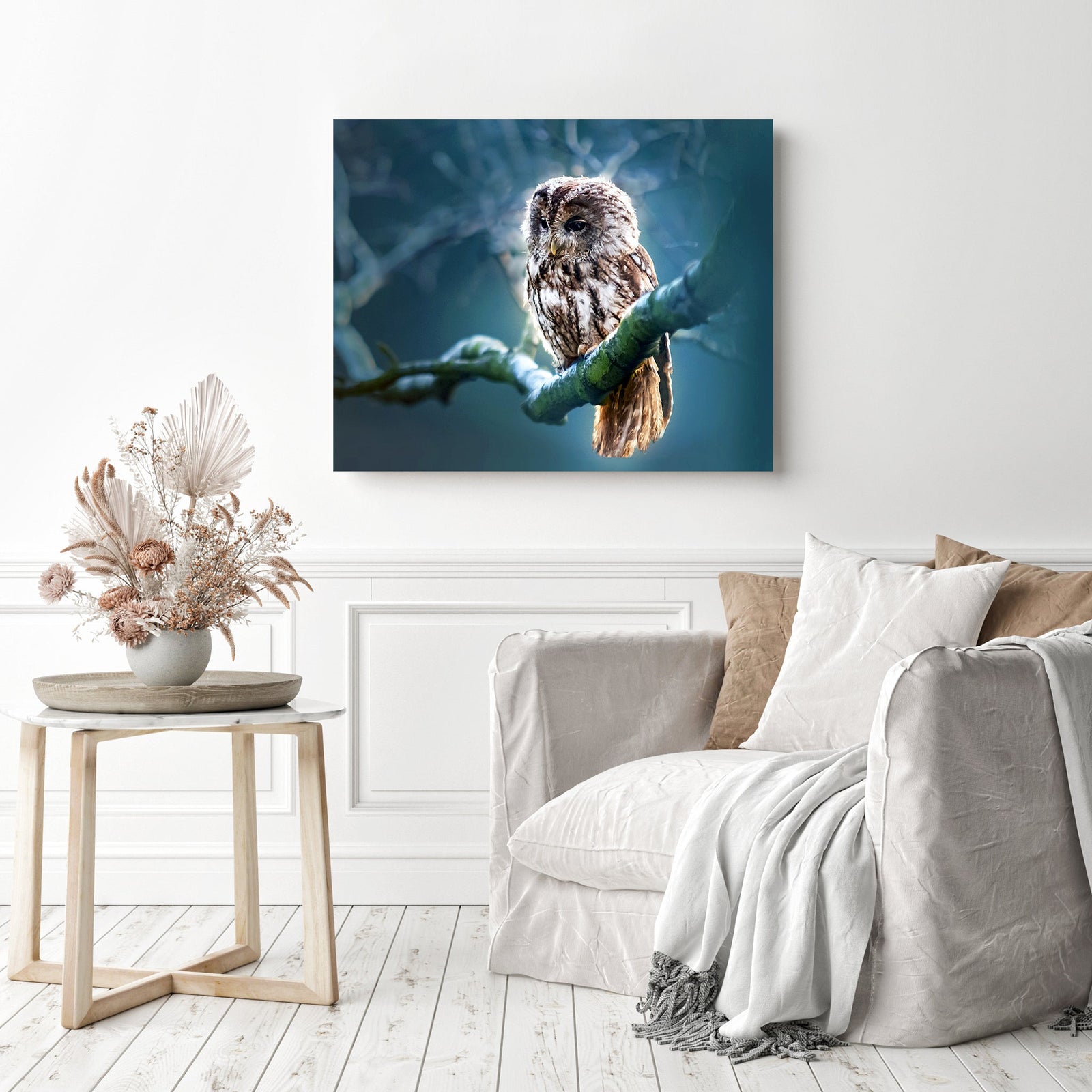 The Still Night | Diamond Painting Displayed as Home Decor