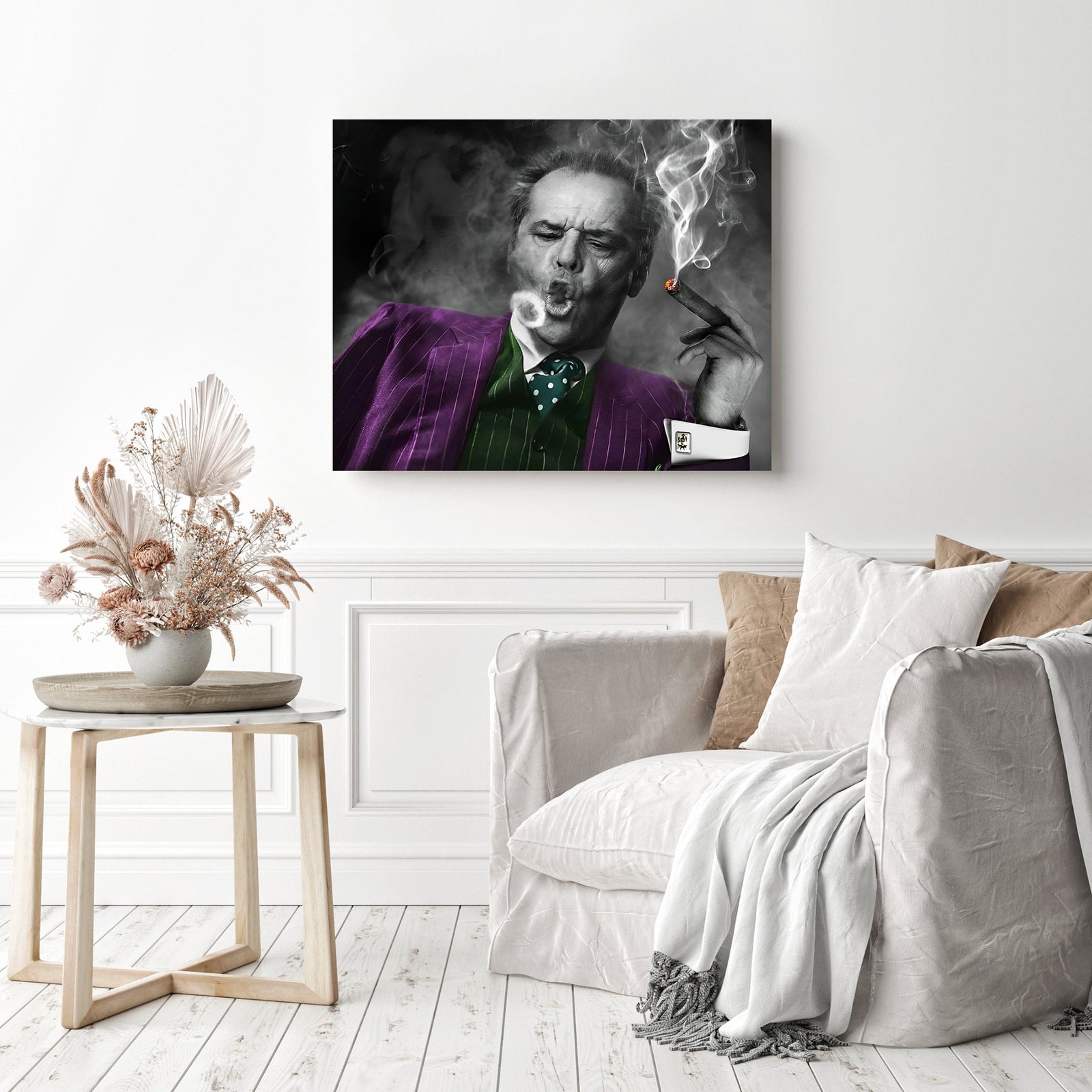 Father J | Diamond Painting Displayed as Home Decor