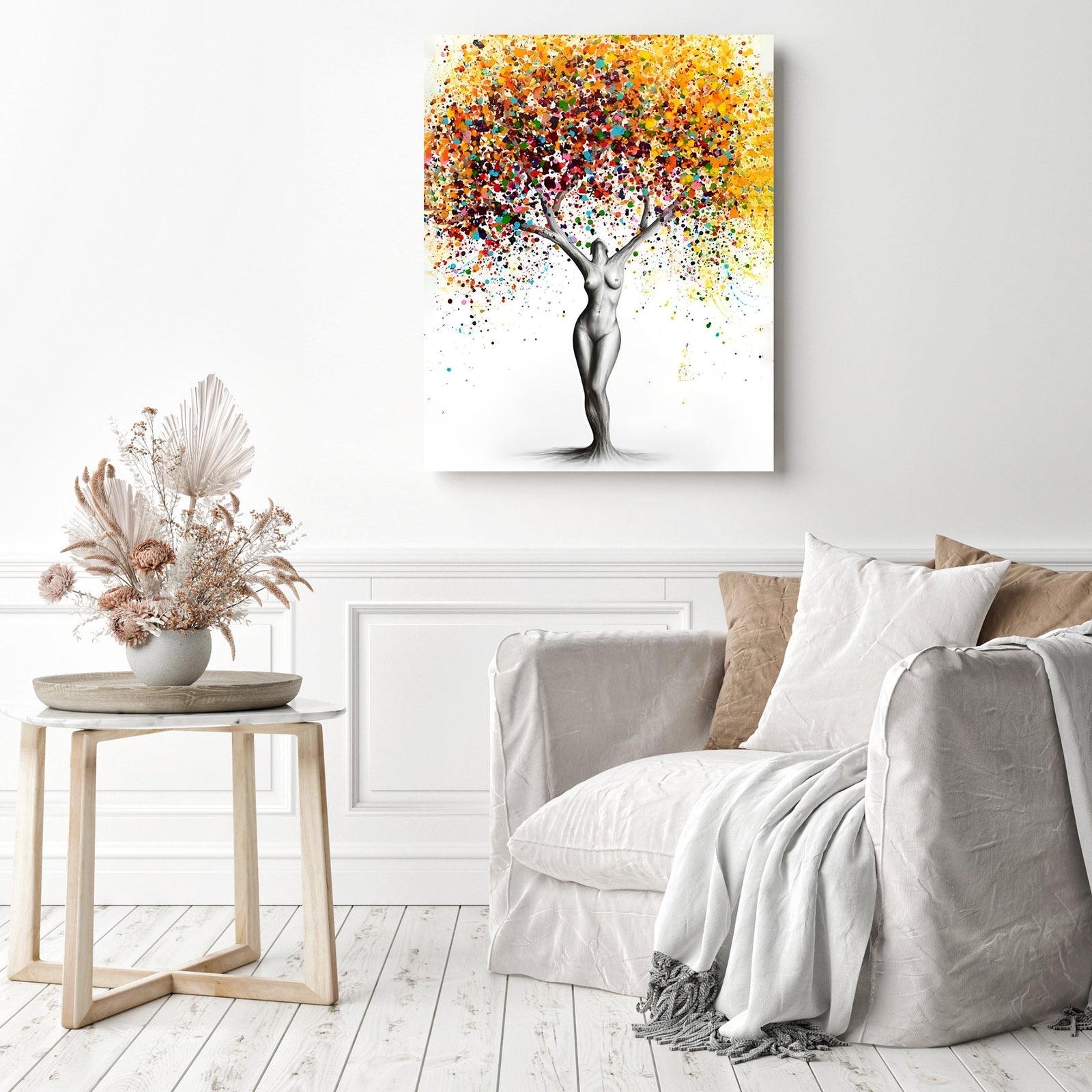 One of Nature | Diamond Painting Displayed as Home Decor